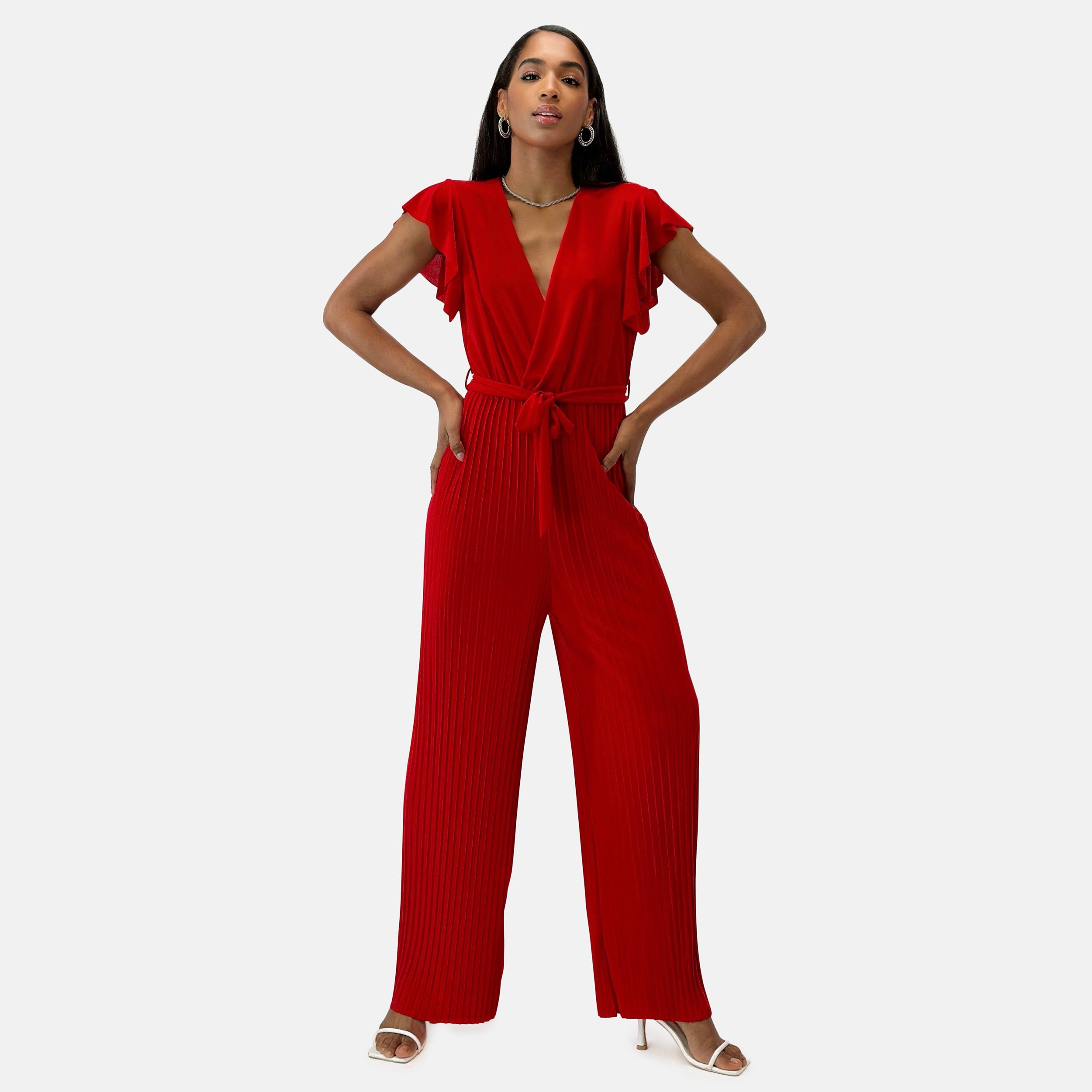 Jumpsuit Elara Damen Jumpsuit V-Schnitt