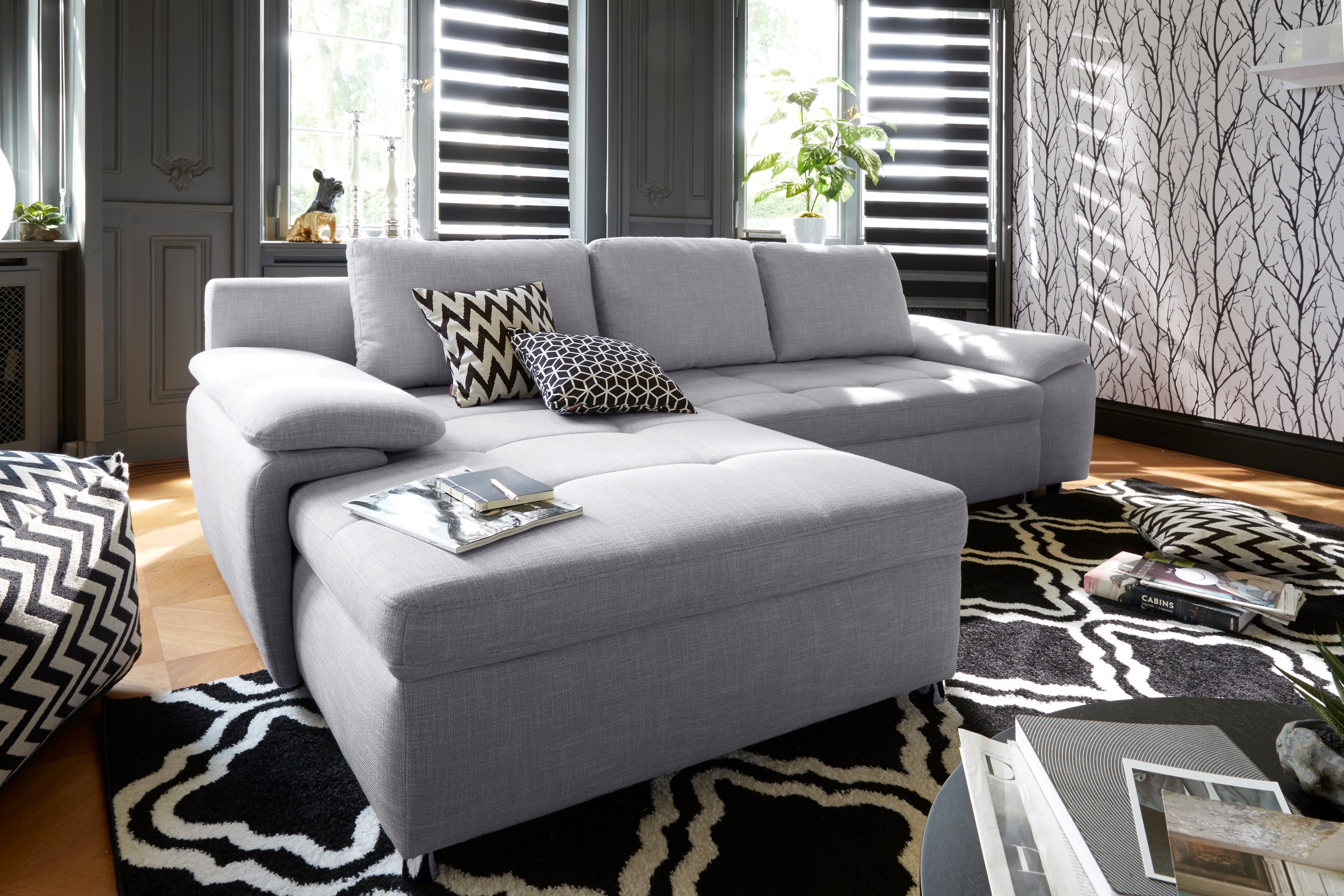 sit&more Ecksofa Labene L-Form, wahlweise mit Bettfunktion und Bettkasten, günstig online kaufen