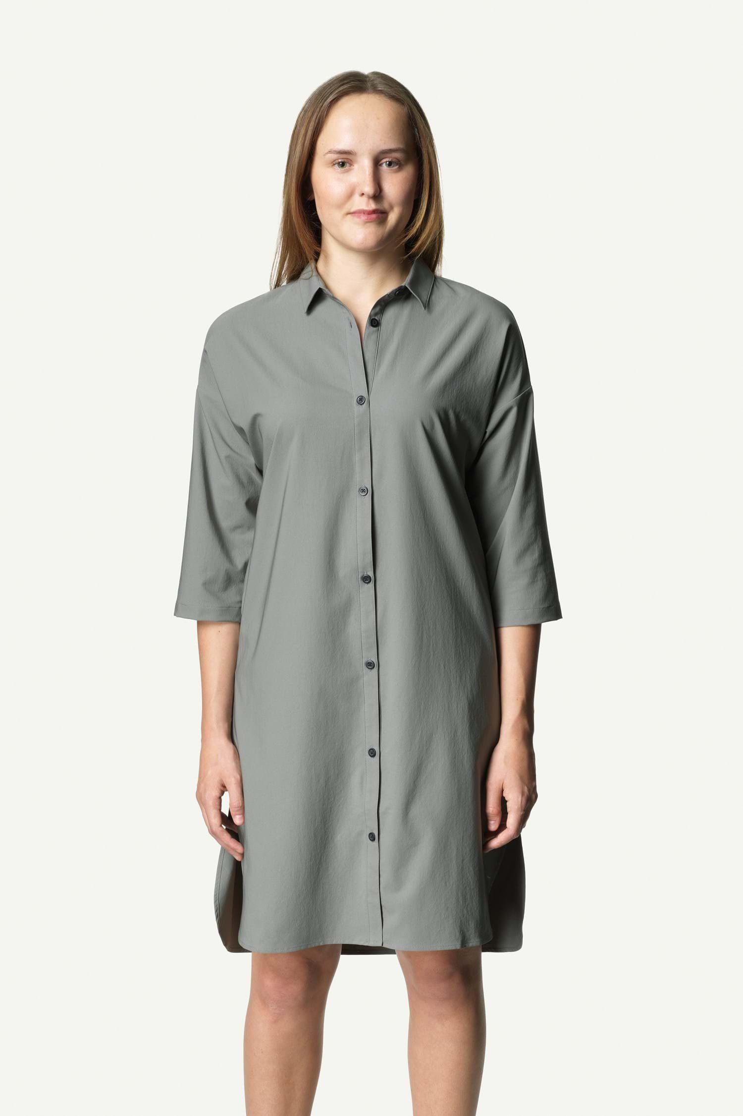 Houdini Hemdblusenkleid W's Route Shirt Dress (1-tlg)