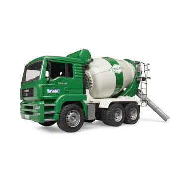Bruder Spielwaren Spielzeug-Betonmischer 02739 MAN TGA, (1 x LKW, 1-tlg., Betonmischer), Baufahrzeug Baustellenfahrzeug für Kinder ab 3Jahren, grün