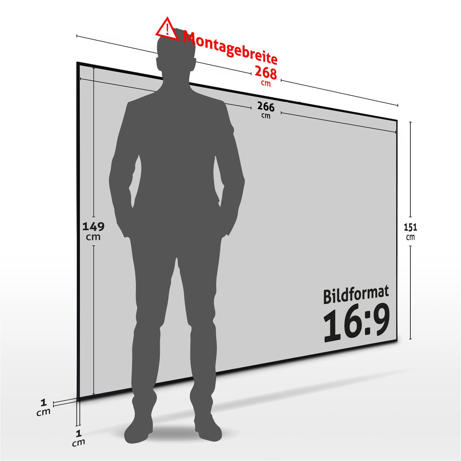 ESMART ESMART Germany UKD Rahmen Leinwand Rahmenleinwand (Expert UKD)