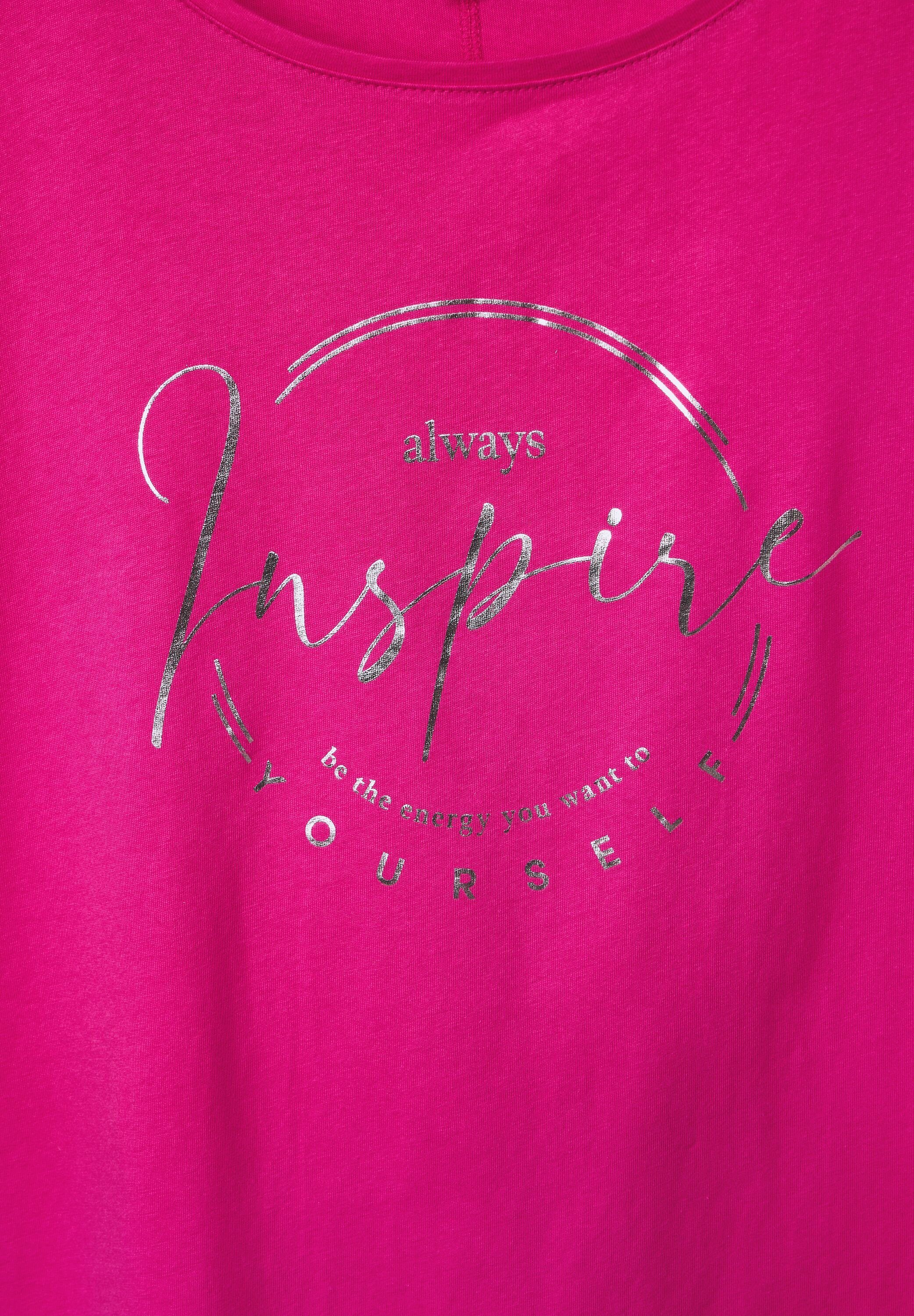 nu STREET in pink T-Shirt Unifarbe ONE