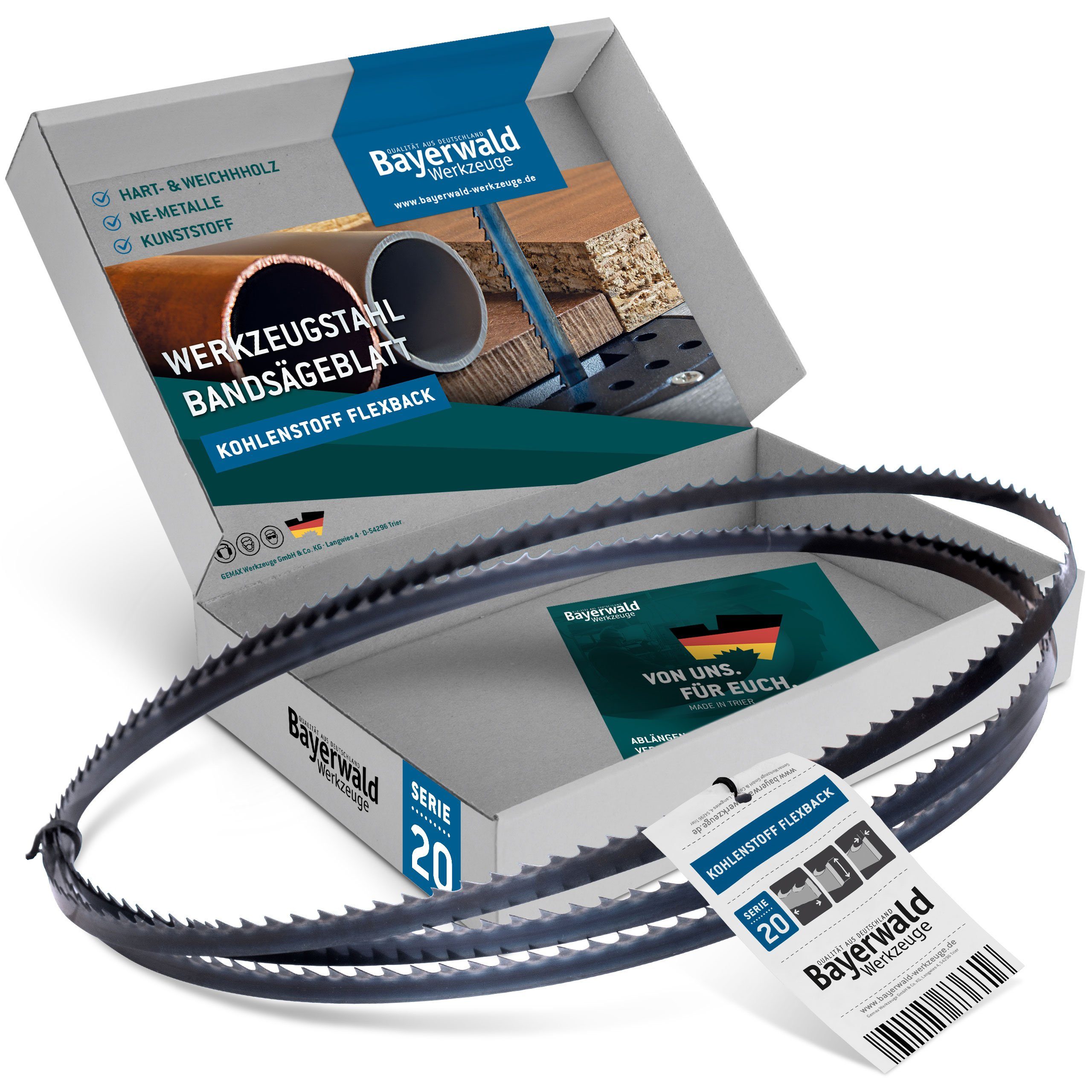 QUALITÄT AUS DEUTSCHLAND Bayerwald Werkzeuge Bandsägeblatt Bayerwald Holz B günstig online kaufen