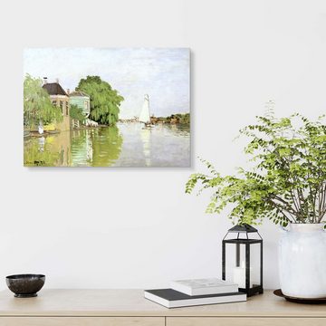 Posterlounge Acrylglasbild Claude Monet, Landschaft bei Zaandam, Wohnzimmer Malerei