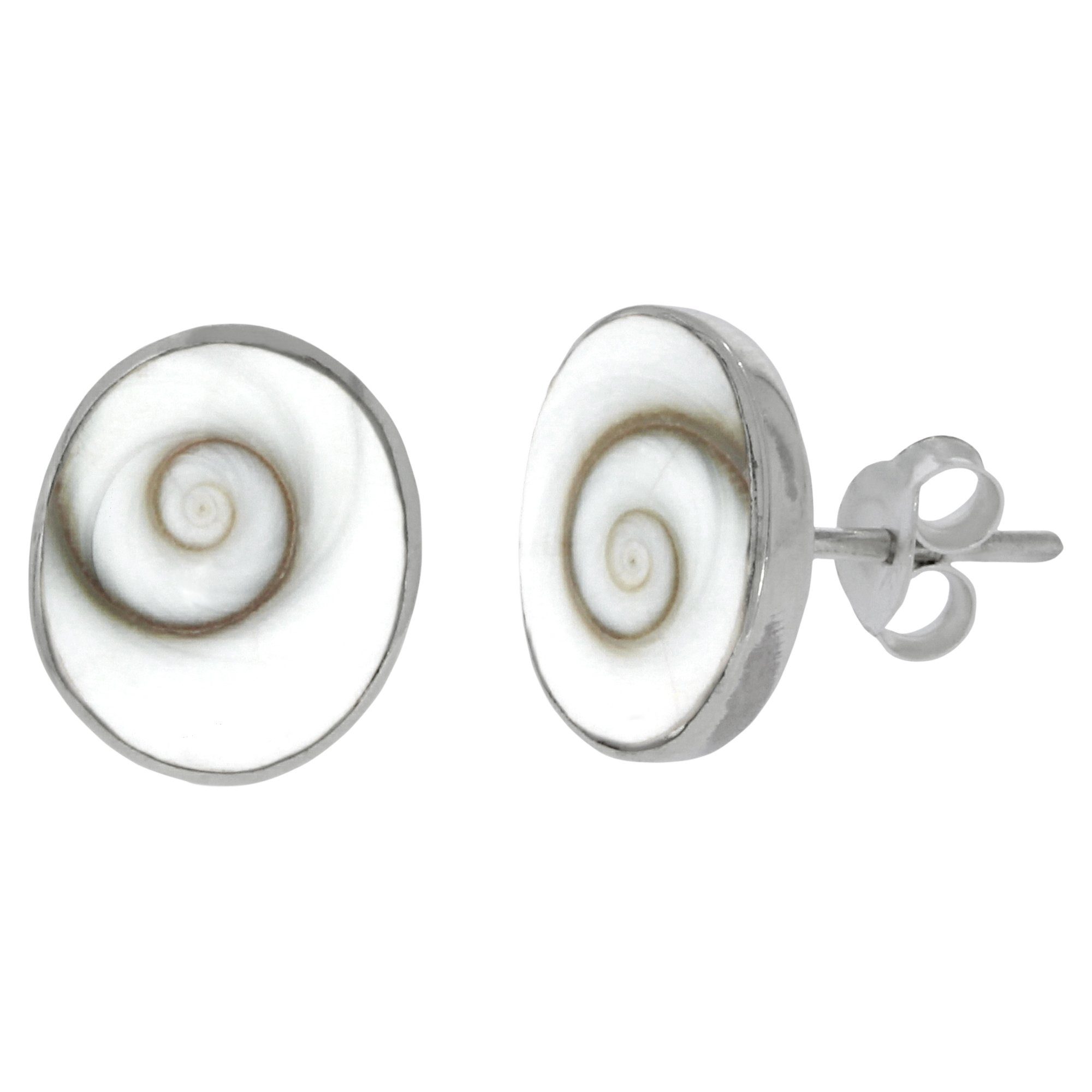 Vivance Paar Ohrstecker 925 Silber Muschel günstig online kaufen