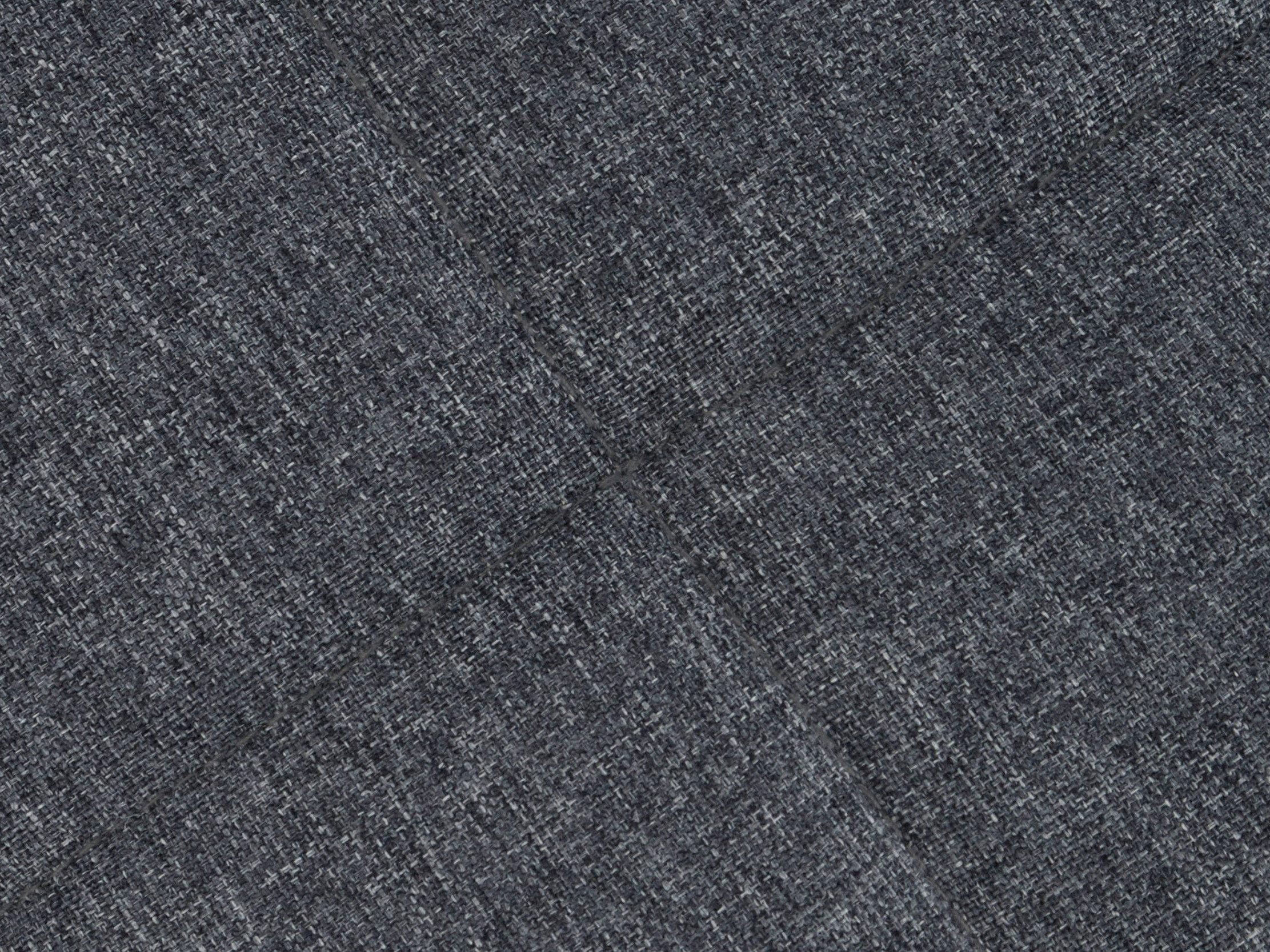 loft24 Hocker Luisa (1 St), Sitzhocker, quadratisch, Bezug aus Webstoff, Sitzhöhe 47 cm