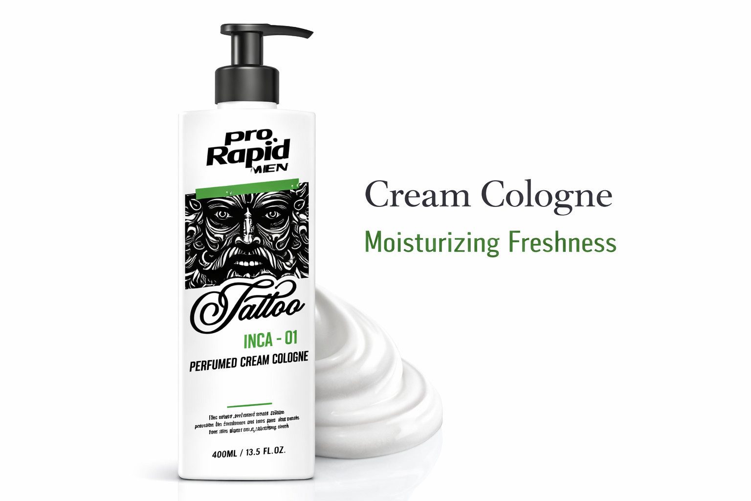 Pro Rapid Men After Shave Lotion Pro rapid INCA 01 AFTER SHAVE CREAM COLOGNE 400 ML