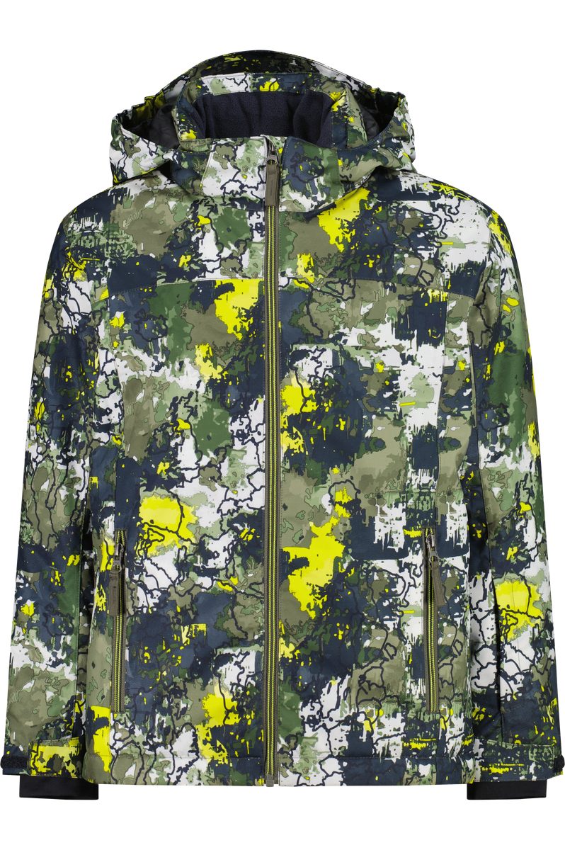 CMP Skijacke KID JACKET SNAPS HOOD OLIVE-ACIDO