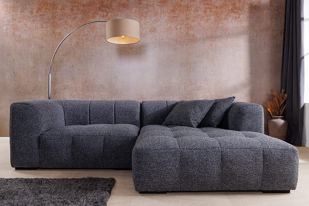 riess-ambiente Ecksofa ZERO GRAVITY 240cm graphit grau · 3-Sitzer Couch in günstig online kaufen