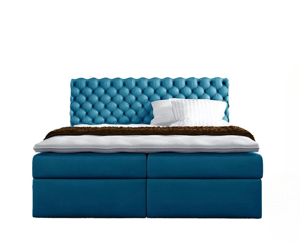 Boxspringbett Chesterfield Boxspring-Doppelbett für Paare, Bettgestell mit