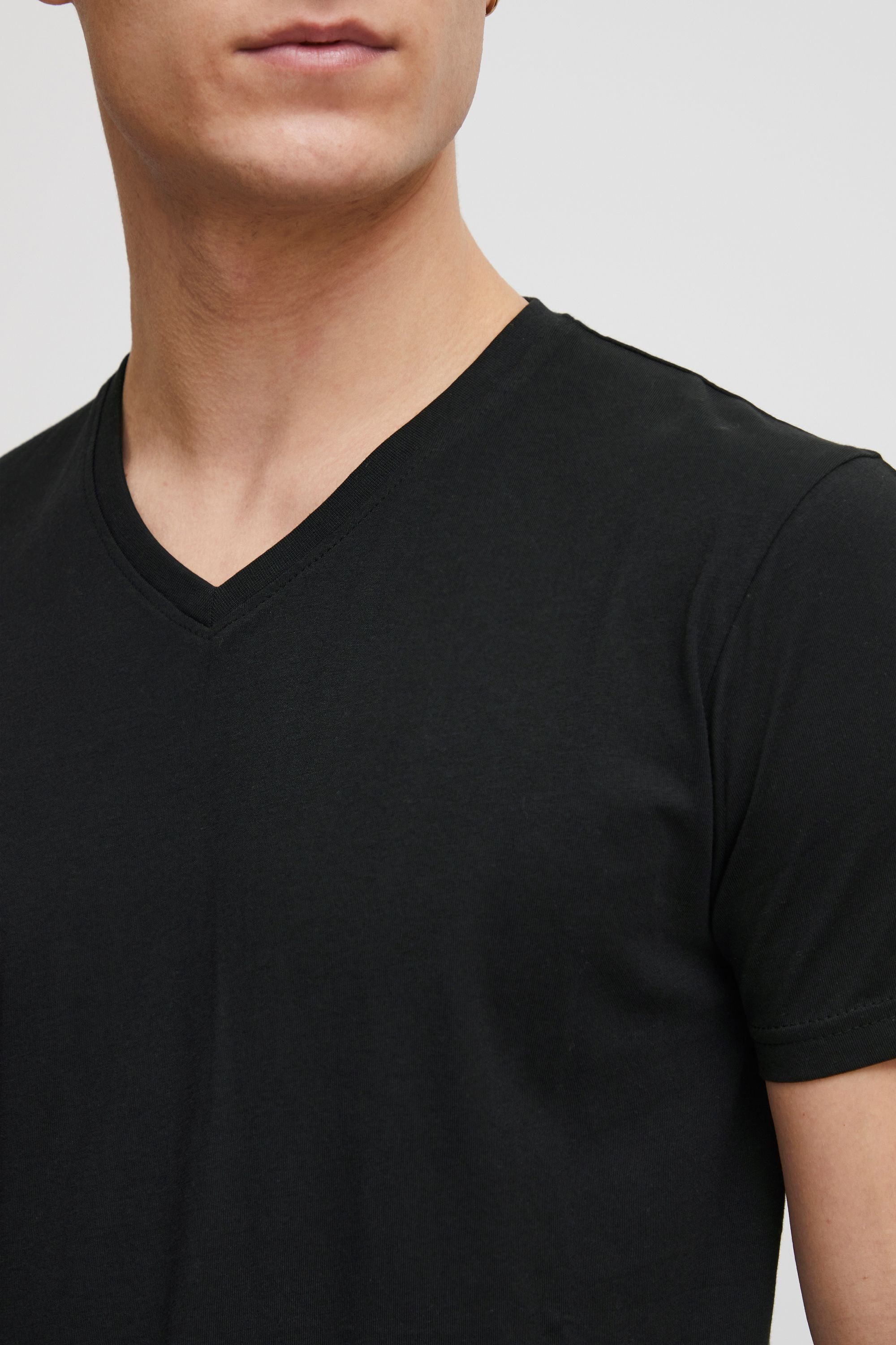 !Solid V-Shirt SDBedo Kurzarmshirt mit Melange Effekt günstig online kaufen