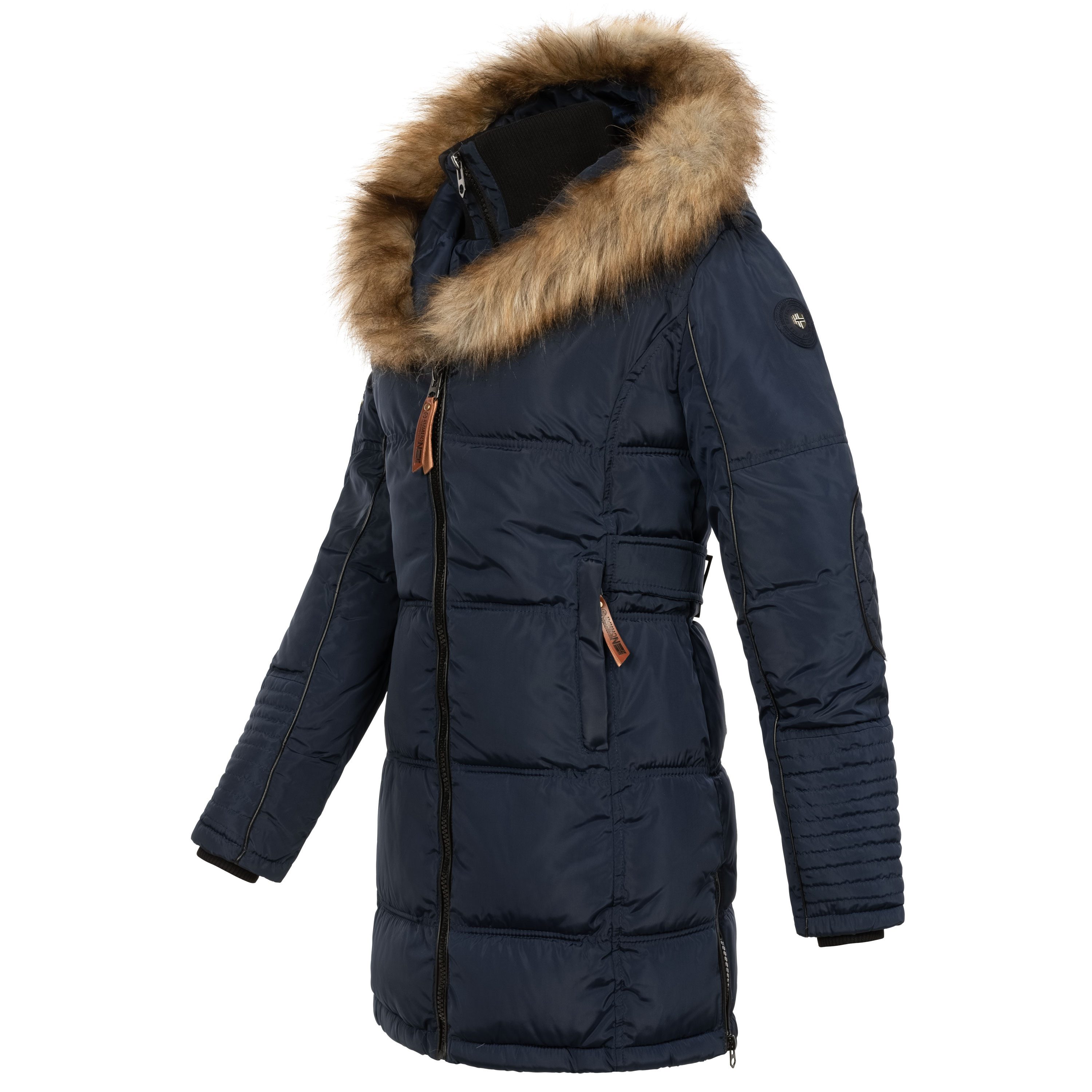Geographical Norway Parka Damen Outdoor Winter Jacke Mantel lang geschnitte günstig online kaufen