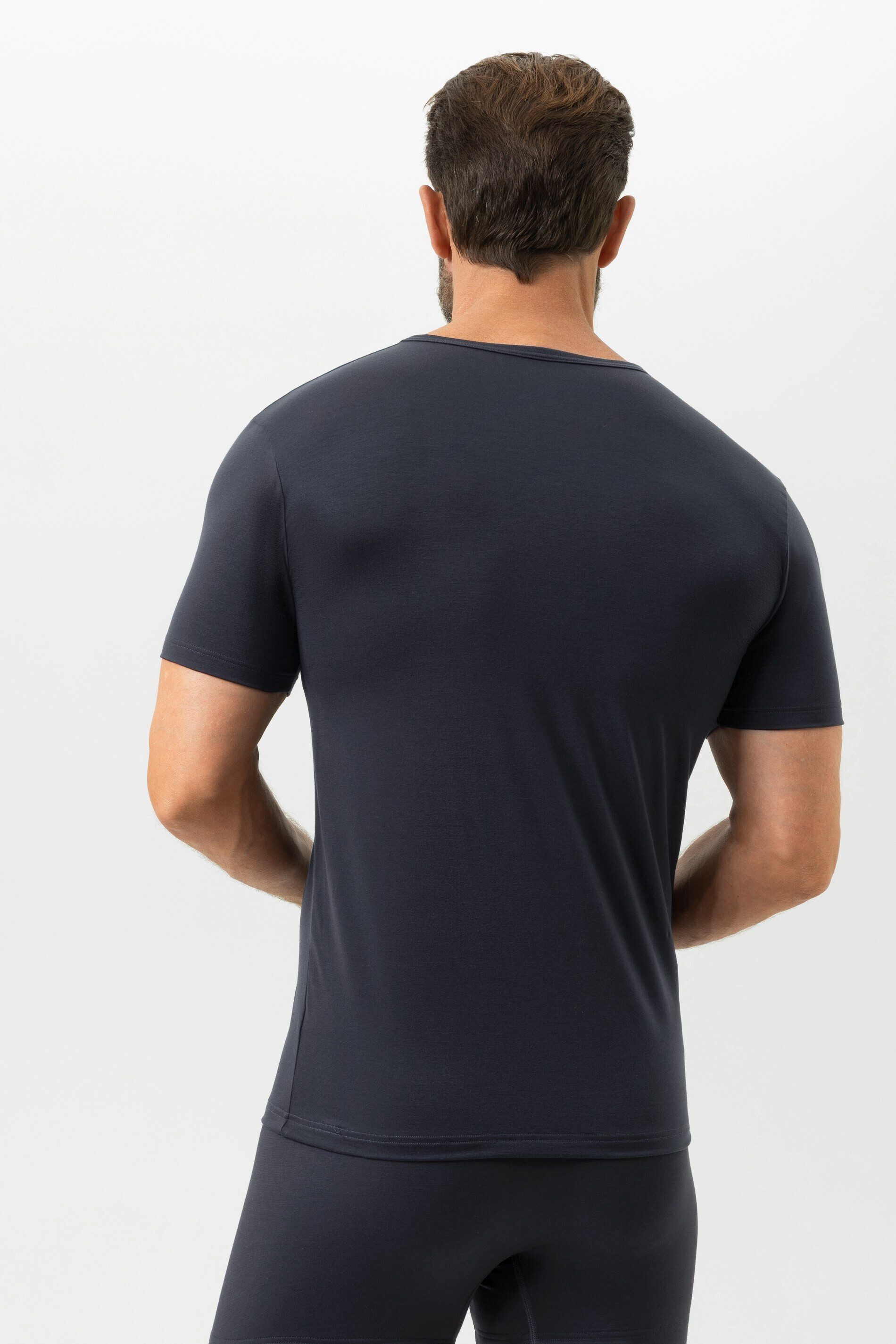 Mey Unterziehshirt Mey Herren Shirt Serie Network Uni (1-St) Halbarm, Single Jersey, FSC-zertifiziert, hautfreundlich