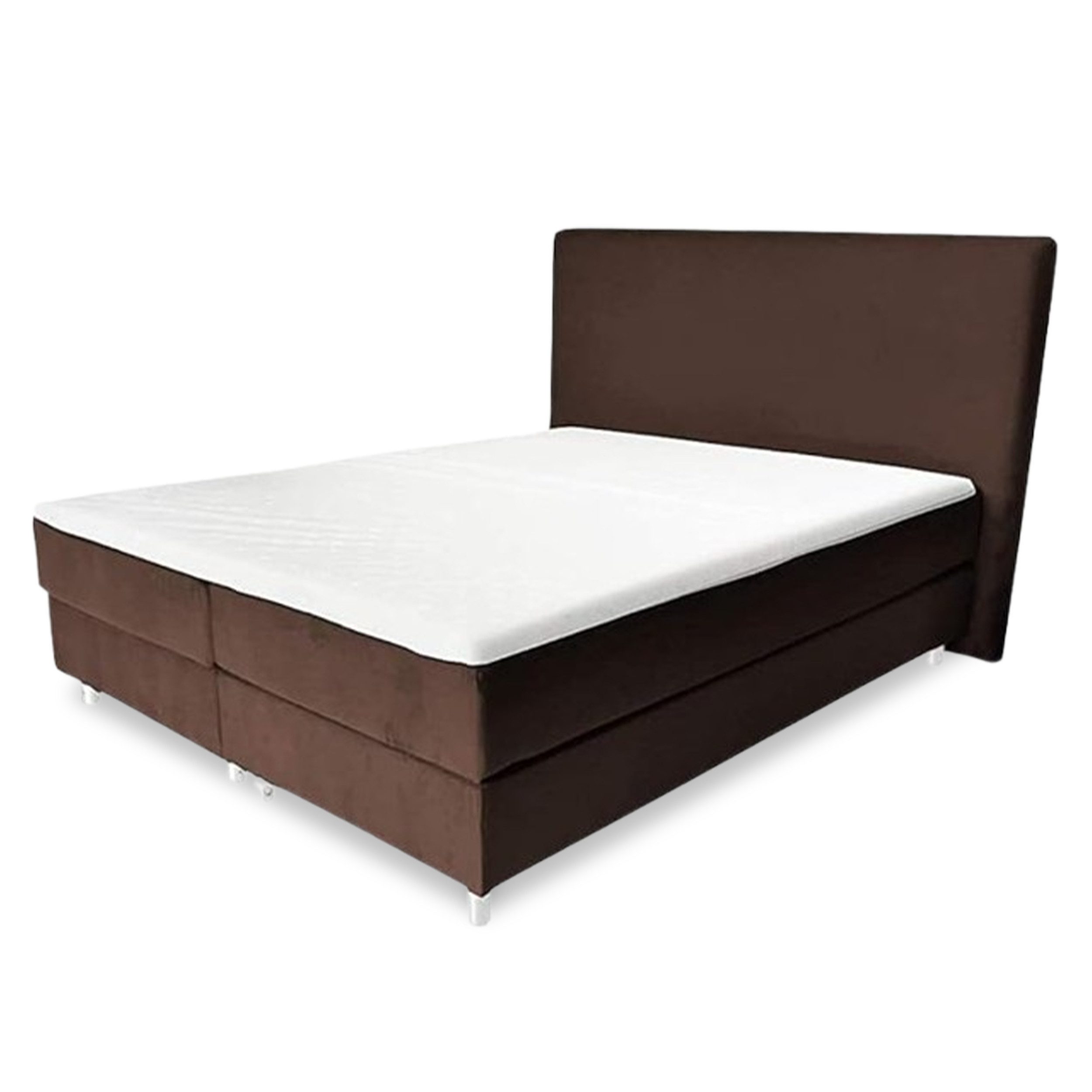 Boxspringbett Boxspringbett Amelia – 7-Zonen-Taschenfederkernmatratze mit Topper