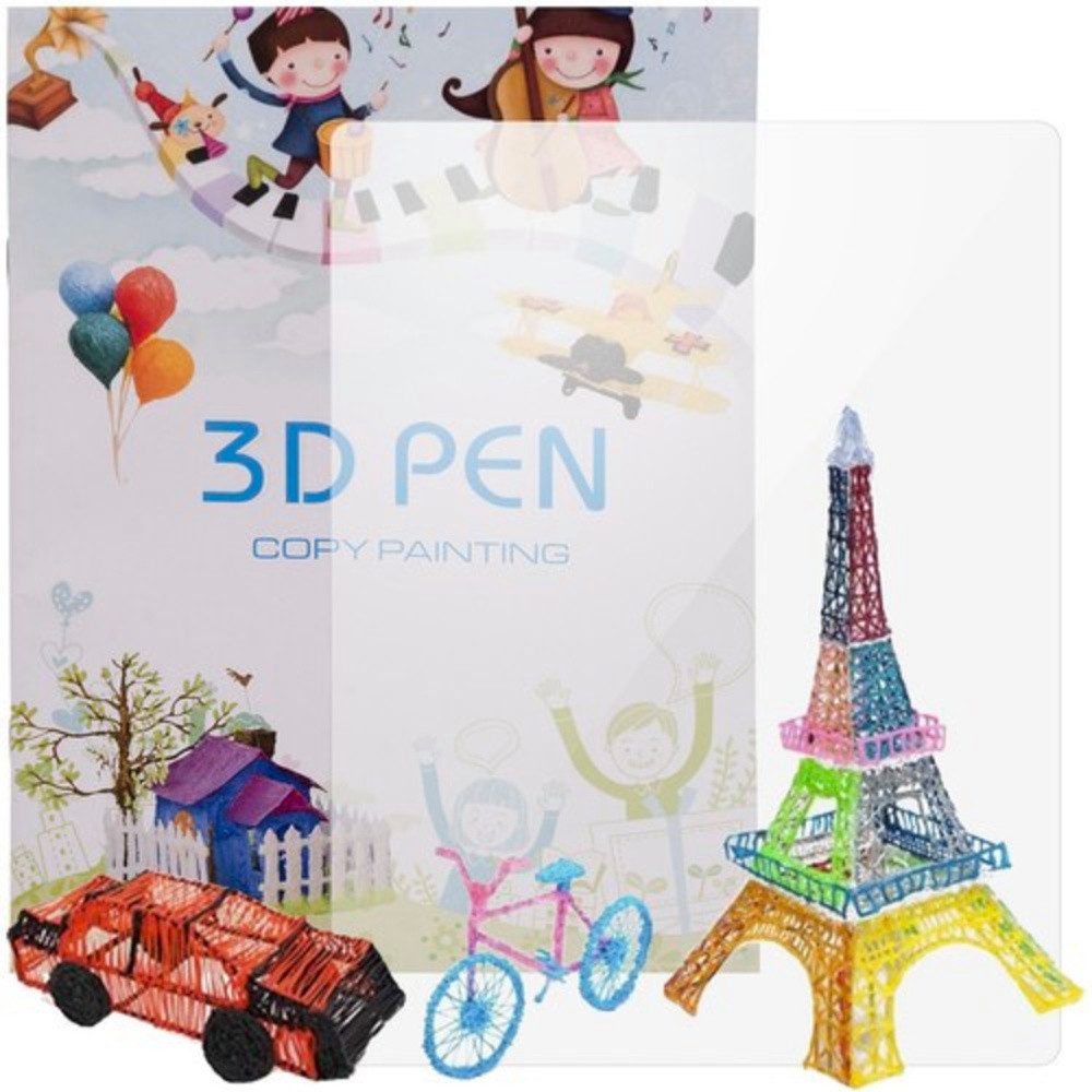 MAALEO 3д принтер-Stift 3D-Stiftvorlagen Buch Vorlagen, enthalten eine Vielzahl von Mustern, Stilen und Techniken