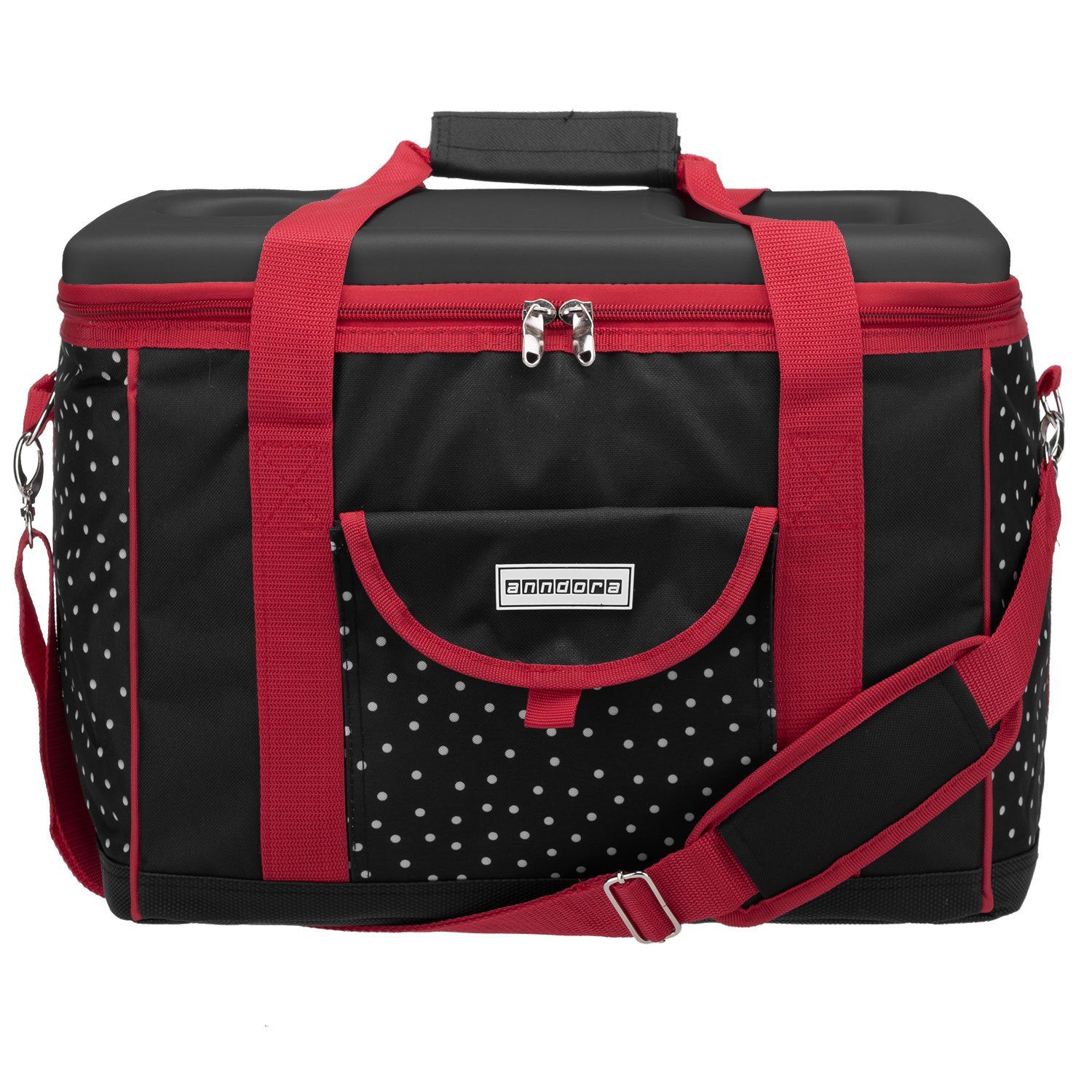 anndora Kühltasche 40 Liter Picknicktasche, 40 l, Zweiwege-Reißverschluss - wasserdichtes verschweißtes Innenfutter – Bild 4 von 5