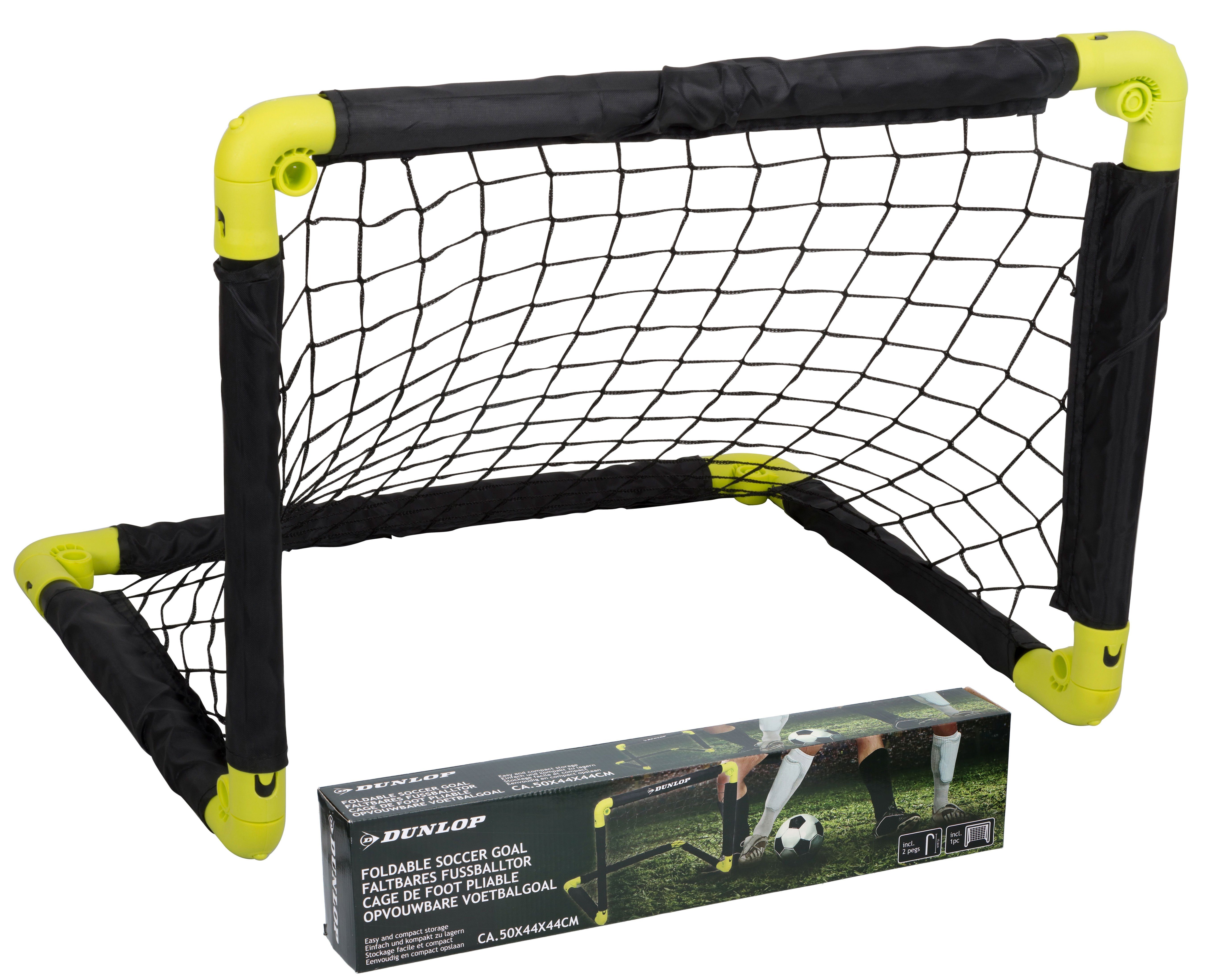 Dunlop Fußballtor »2X Fußballtor Set 2 Tore 50 cm mit Netz Fußballspiel  Garten« (Set), ca.: 50 x 44 cm online kaufen | OTTO