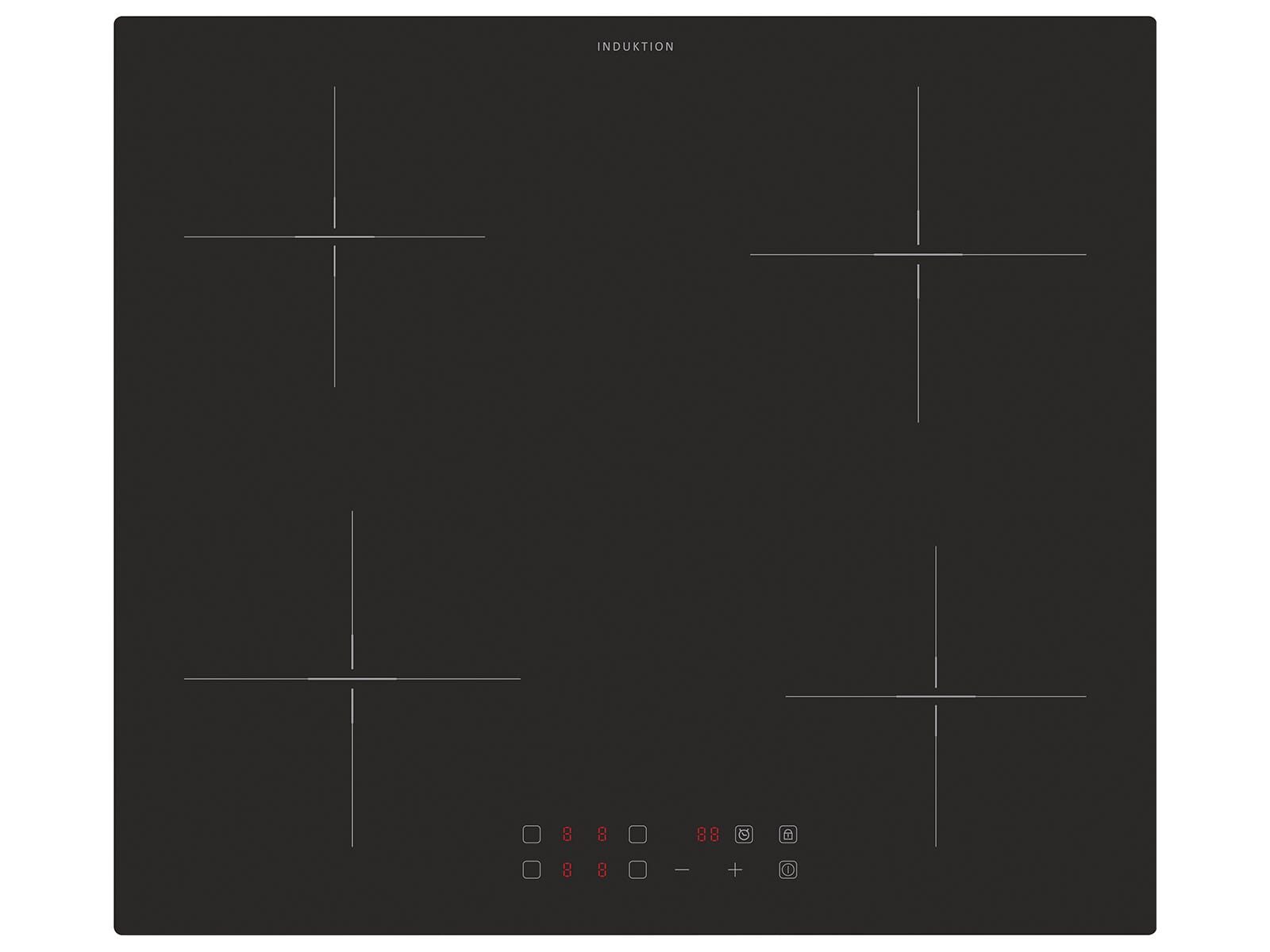 Oranier Induktions-Kochfeld KFI900, Timer, TouchControl-Bedienung