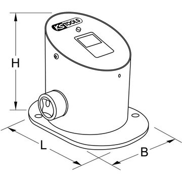 KS Tools Drehmomentschlüssel Elektronisches Werkstattprüfgerät, 5-500Nm