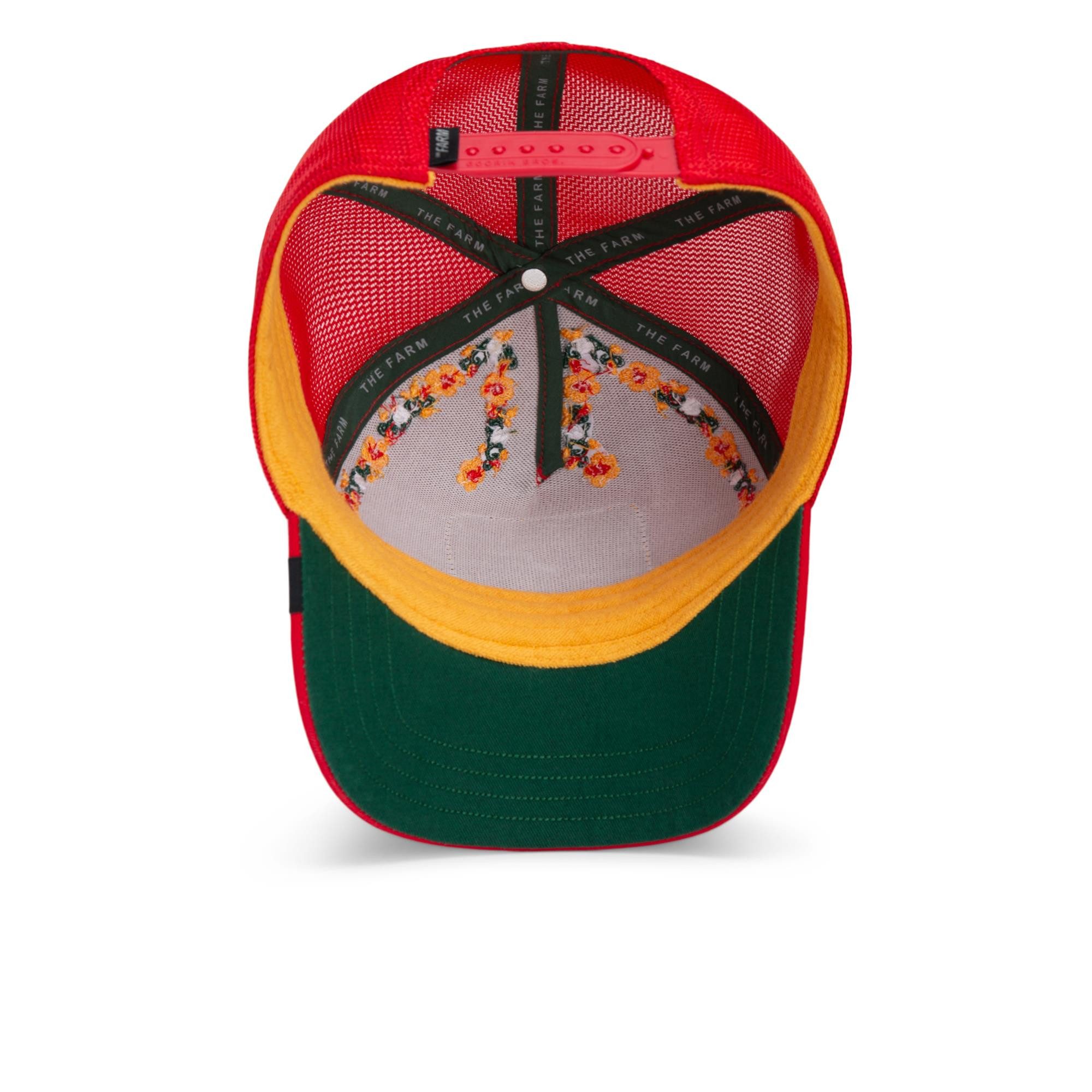 GOORIN Bros. Trucker Cap Goorin Bros. Trucker Cap - Smell the Flowers - Flora Fauna Red (Basecap, Meshcap, Trucker Kappe)