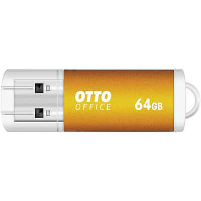 Otto Office Premium USB-Stick (Lesegeschwindigkeit 17 MB/s, mit Verschlusskappe und Schlüsselanhänger-Öse)