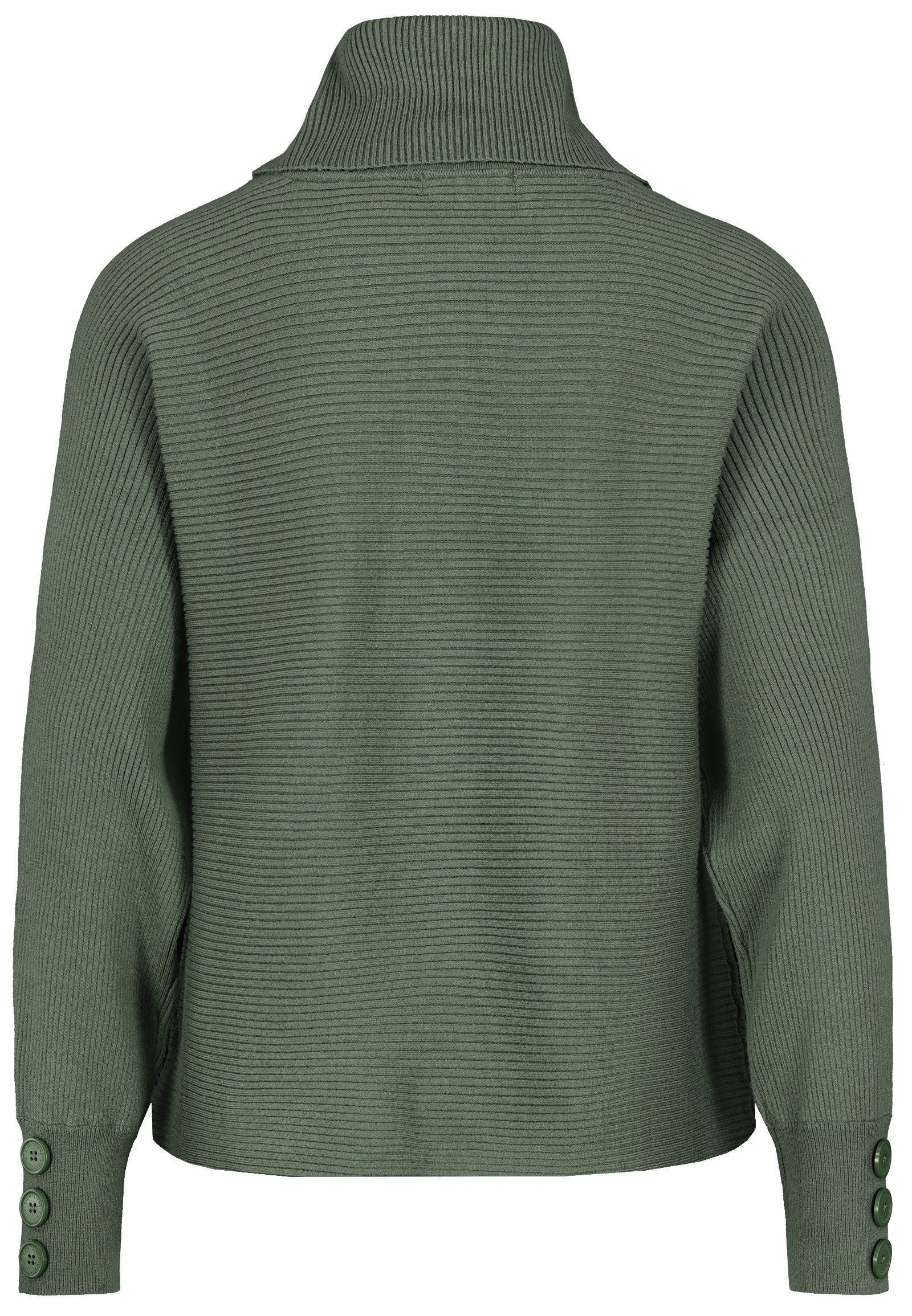 Eight2Nine Strickpullover Pullover Rollkragen dark-green