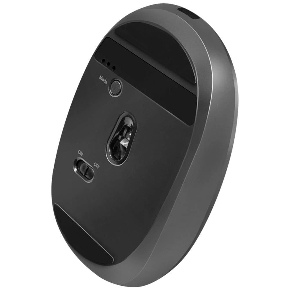 LogiLink Funk & Bluetooth Dual-Maus, 2.4 GHz, 800/1200/1600 dpi ID0204 Mäuse (Wiederaufladbar)