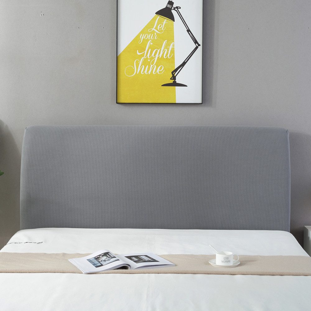 NUODWELL Betthusse Bettkopfteil Hussen Kopfteil,Stretch Samtstoff Bett Kopf günstig online kaufen