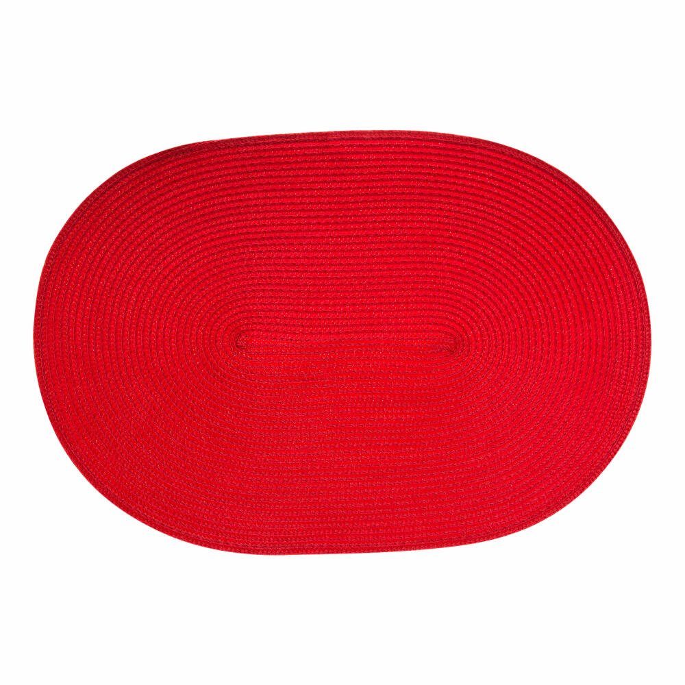 Platzset Oval 45 x 31 cm Kirsch