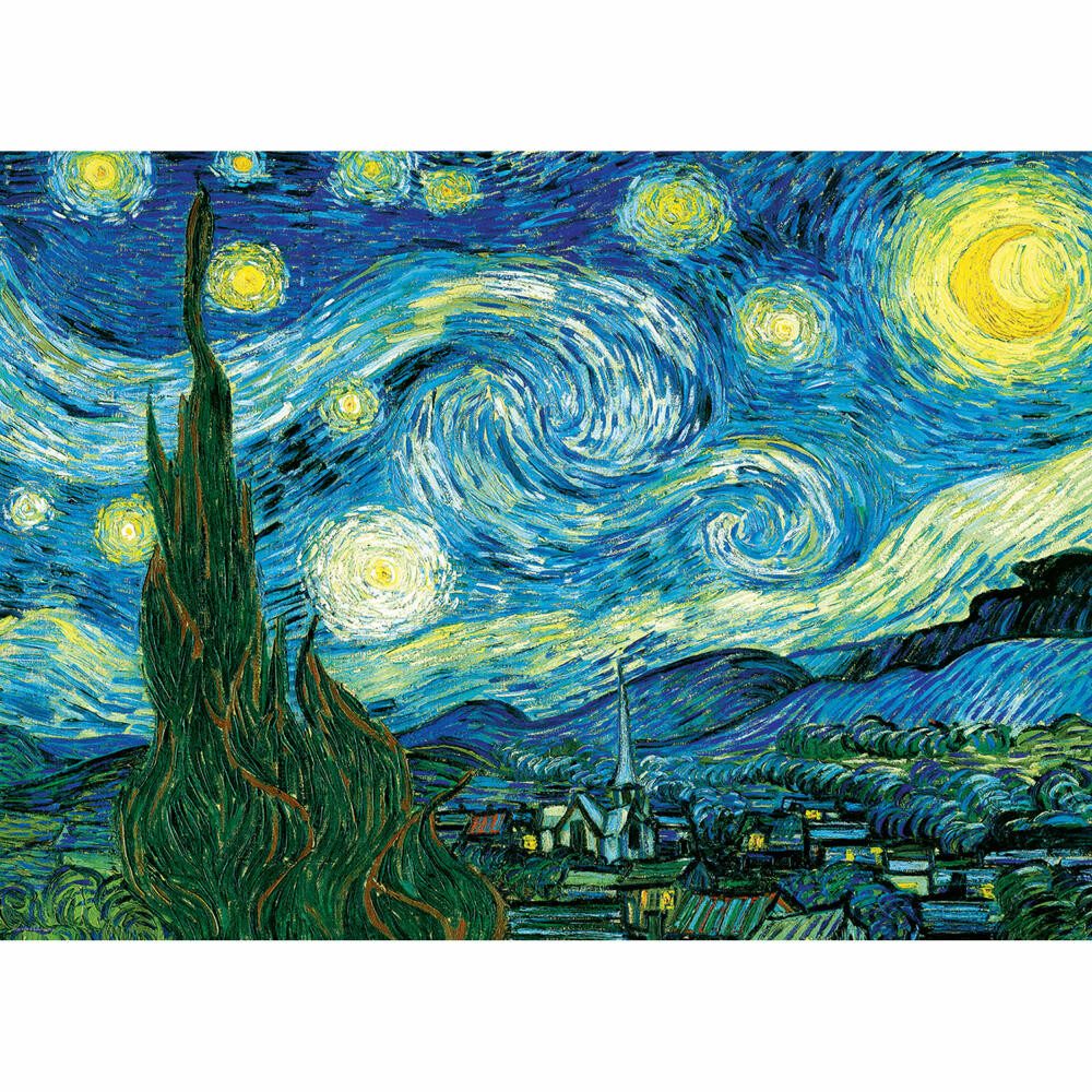EUROGRAPHICS Puzzle Sternennacht von Vincent van Gogh, 100 Puzzleteile