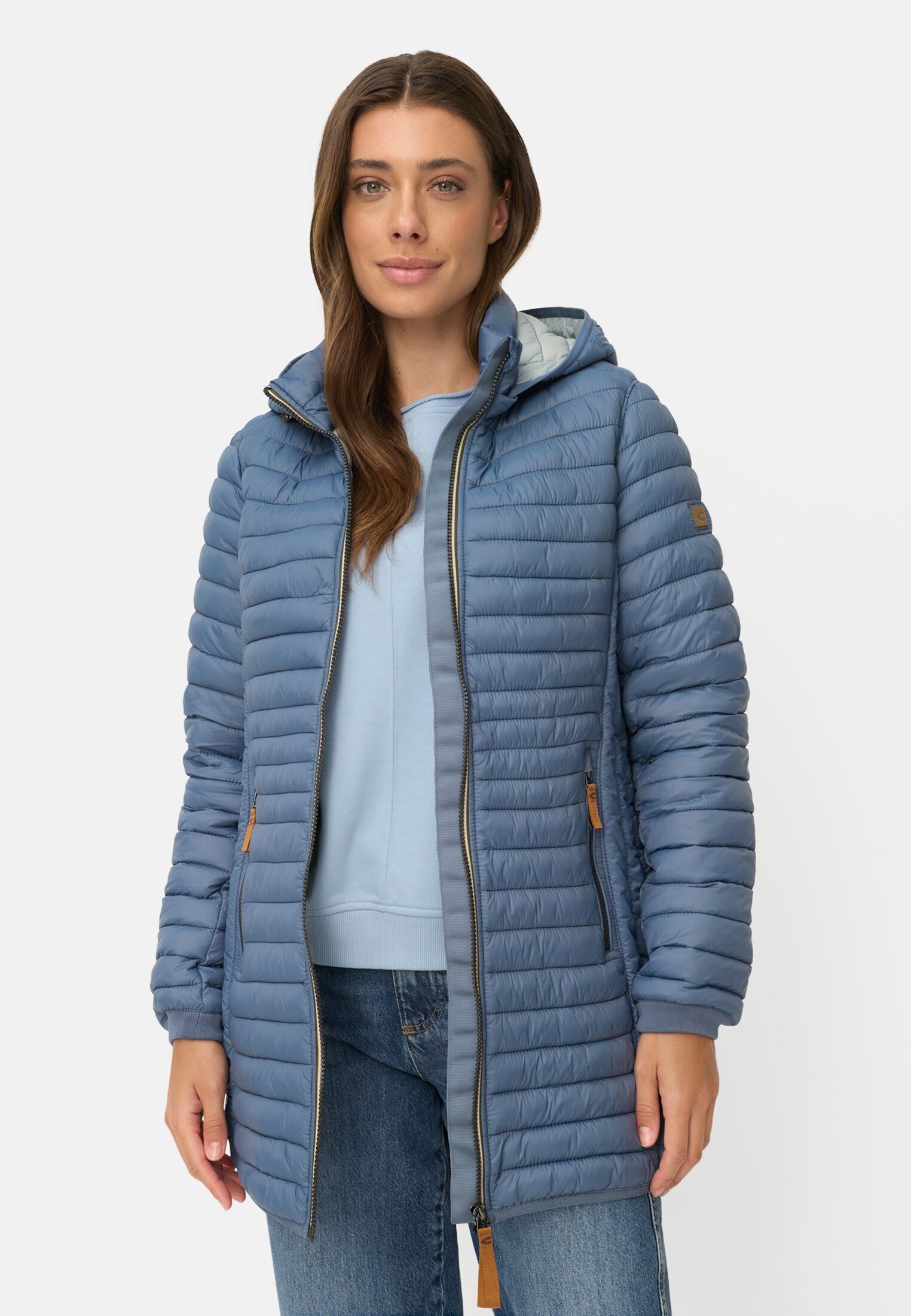 camel active Funktionsjacke mit Reißverschlusstaschen Langarm Reflektierende Details