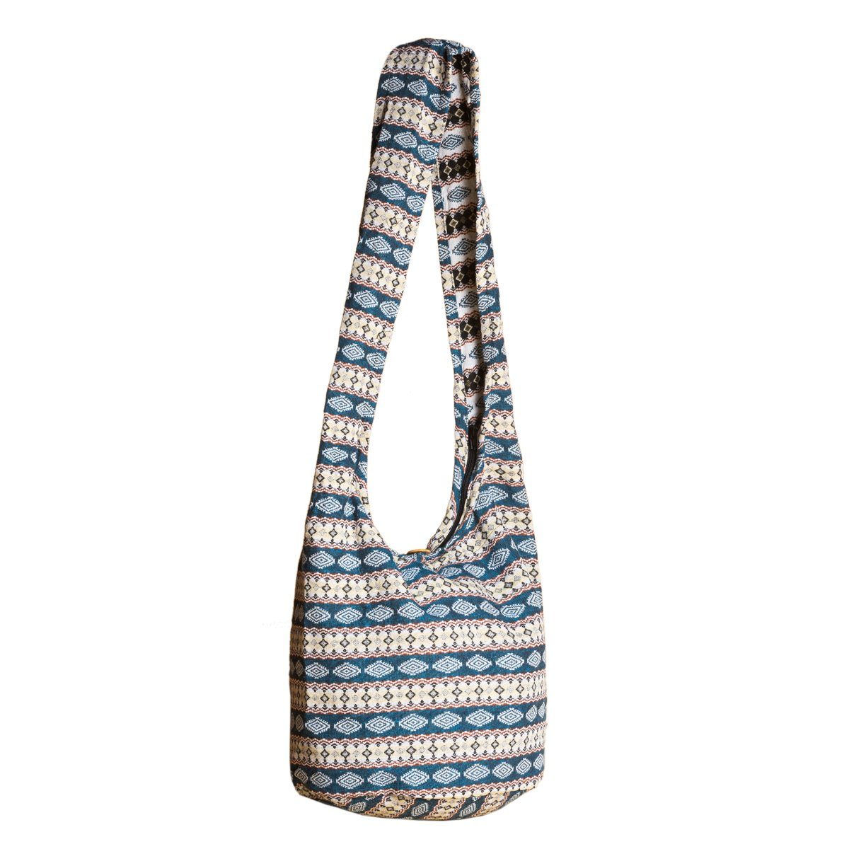 in Größen gewebten Strandtasche und Handtasche 100 Schulterbeutel aus Umhängetasche, Baumwolle WOV31 Beuteltasche Designs auch 2 In Wickeltasche % als PANASIAM geeignet