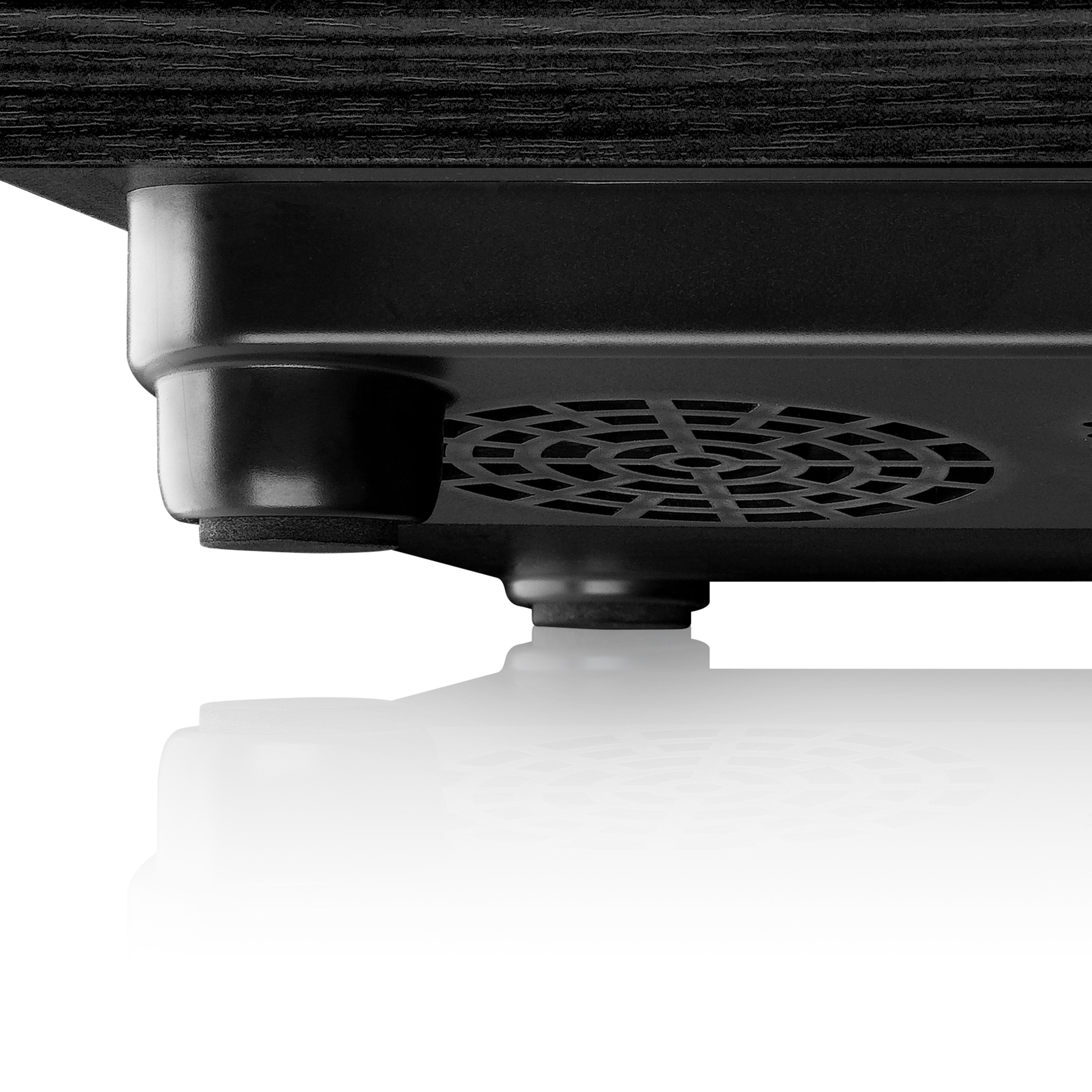 Lenco LS-10BK Plattenspieler (Riemenantrieb, Vinyl, 33 45 U/min, RCA Lautsprecher, Kopfhöreranschluss im Schwarz) – Bild 3 von 5