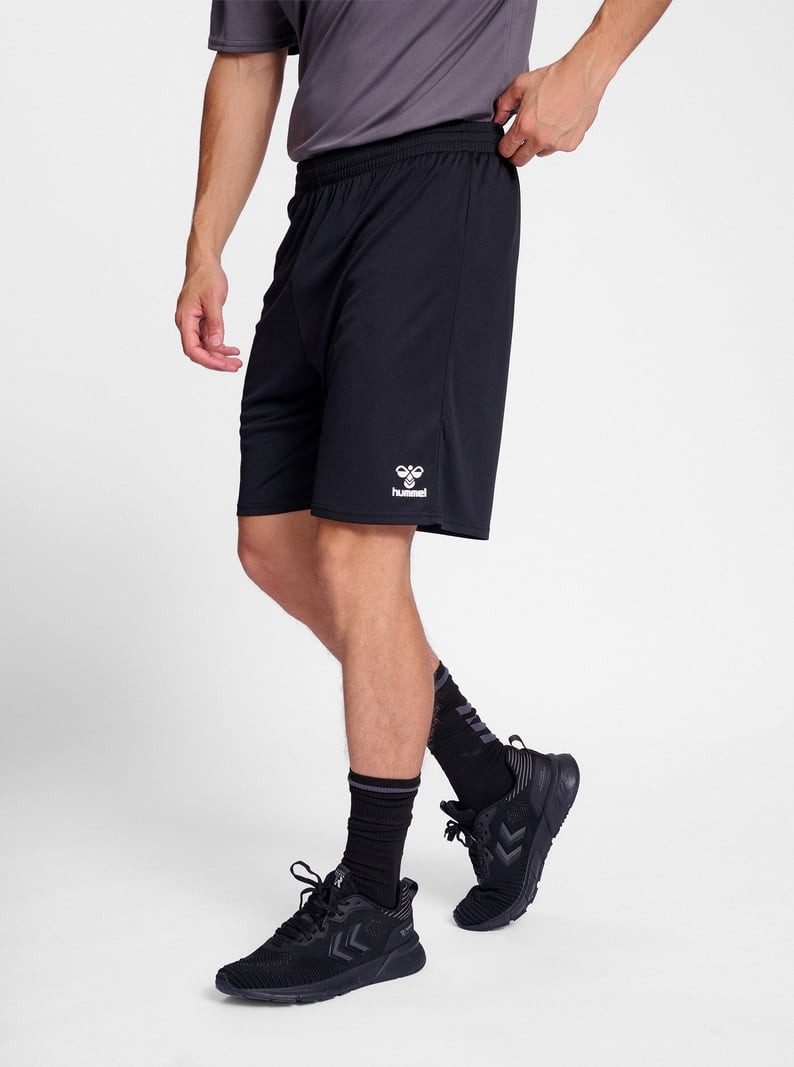 hummel Sporthose hmlESSENTIAL Shorts (angenehmes Tragegefühl) kurz schwarz Herren