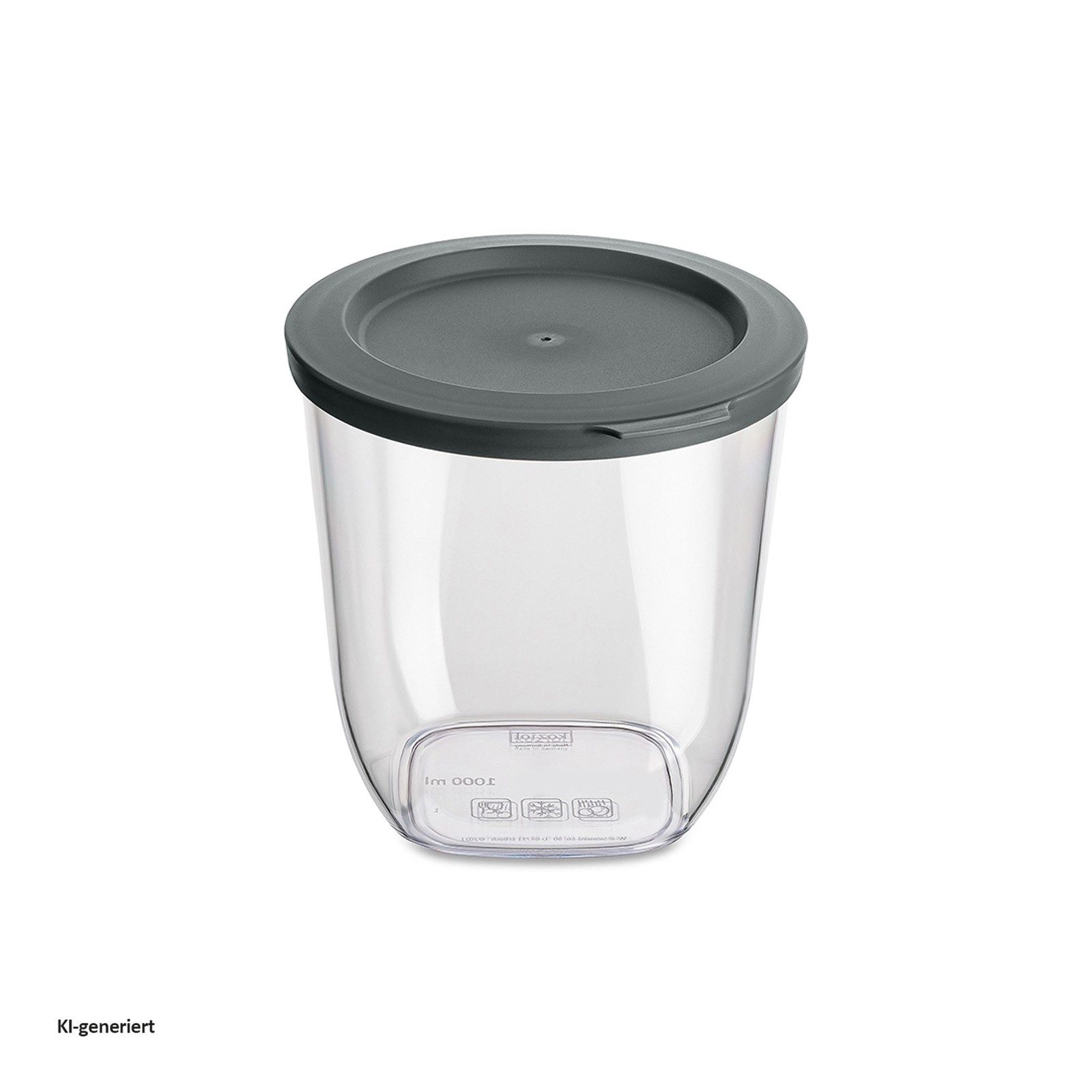KOZIOL Vorratsdose Vorratsdose 1 Liter CONNECT DRY STORAGE S, Kunststoff, (Stück, 1-tlg., 1 Vorratsdose), aus Kunststoff luftdicht stapelbar