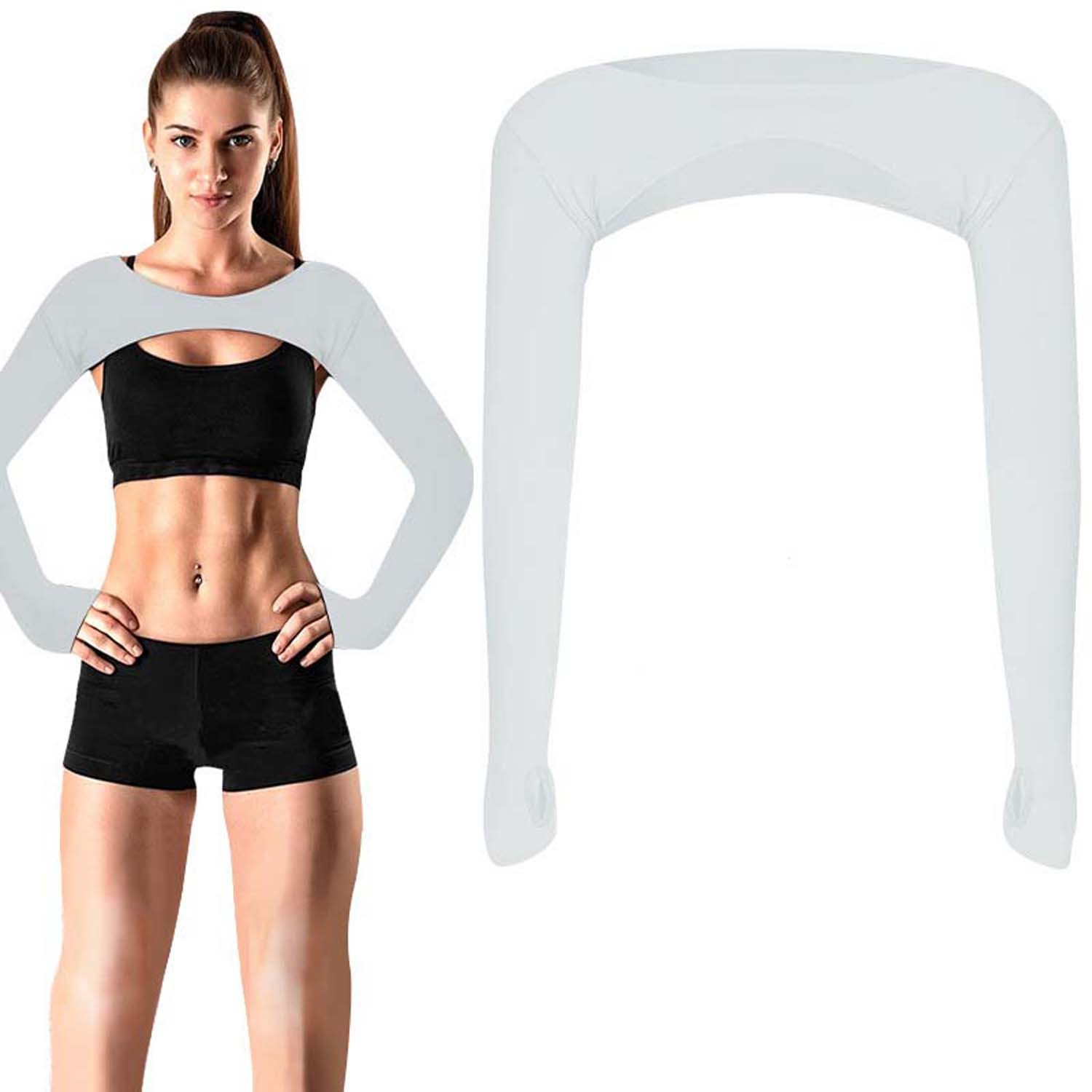 Zaewry Armstulpen Sommer Armlinge Herren Damen UV-Schutz mit Fingerlöchern für Radsport