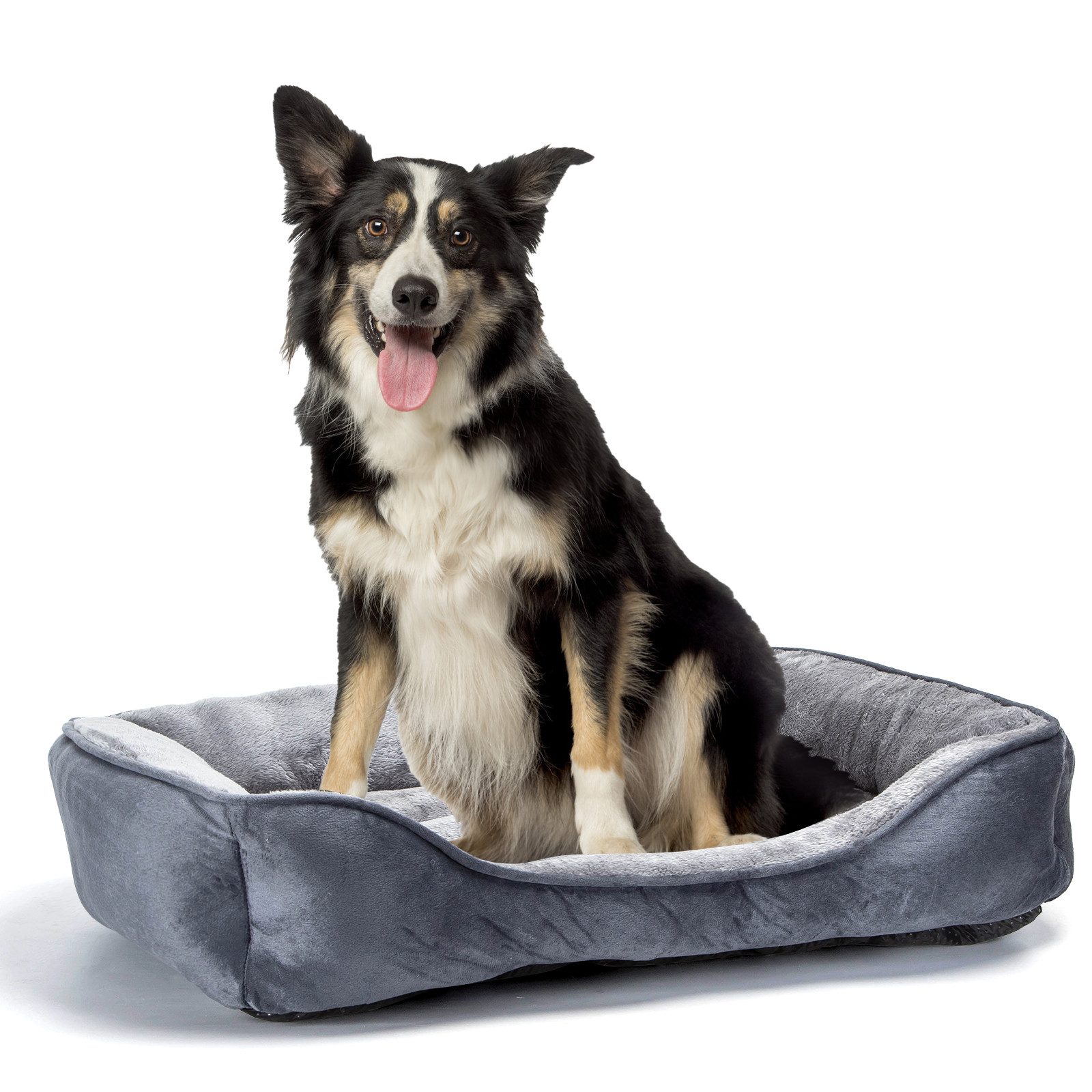 nobleza Hundematratze Hundebett für Hunde Rutschfestes Hundekorb, Superweicher Faserfüllung