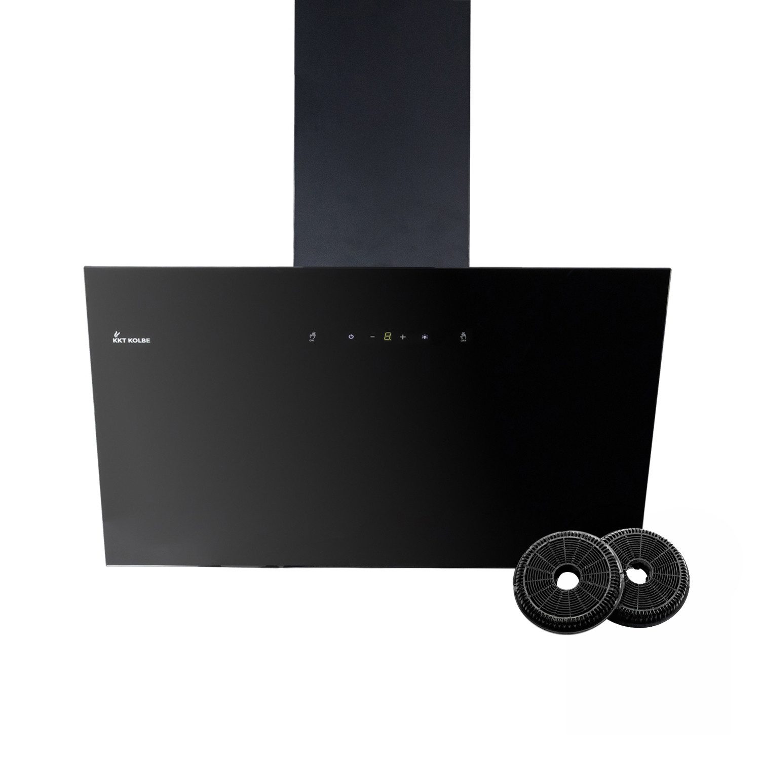 KKT KOLBE Wandhaube Dunstabzugshaube 60cm TRIO6025S Abzugshaube / Abluft / 60cm / Umluft / Schwarz / Gestensteuerung / LED