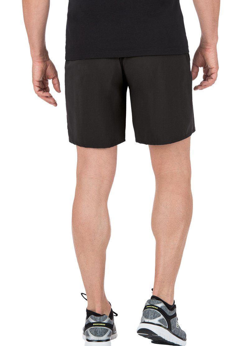 Sport-Shorts Netz Trigema Innenslip TRIGEMA aus Jerseyhose schwarz mit