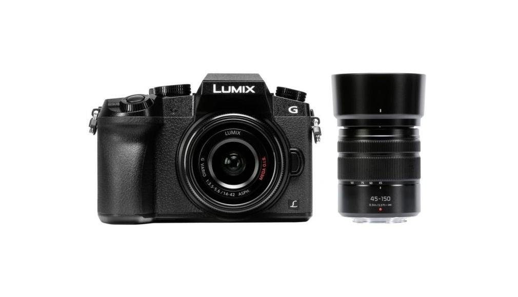 Lumix DMC-G70 Kit 14-42 mm + 45-150 mm schwarz Systemkamera