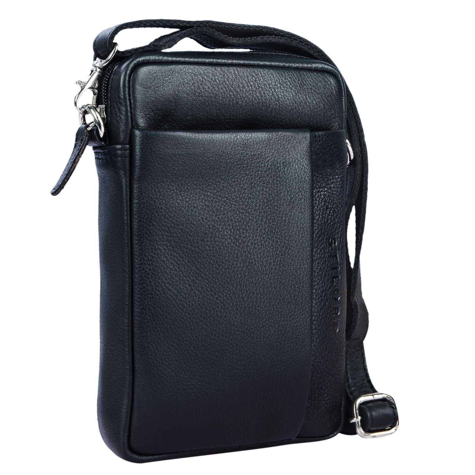 STILORD Schultertasche "Fiete" 2-in-1 Umhängetasche Handgelenktasche Leder günstig online kaufen