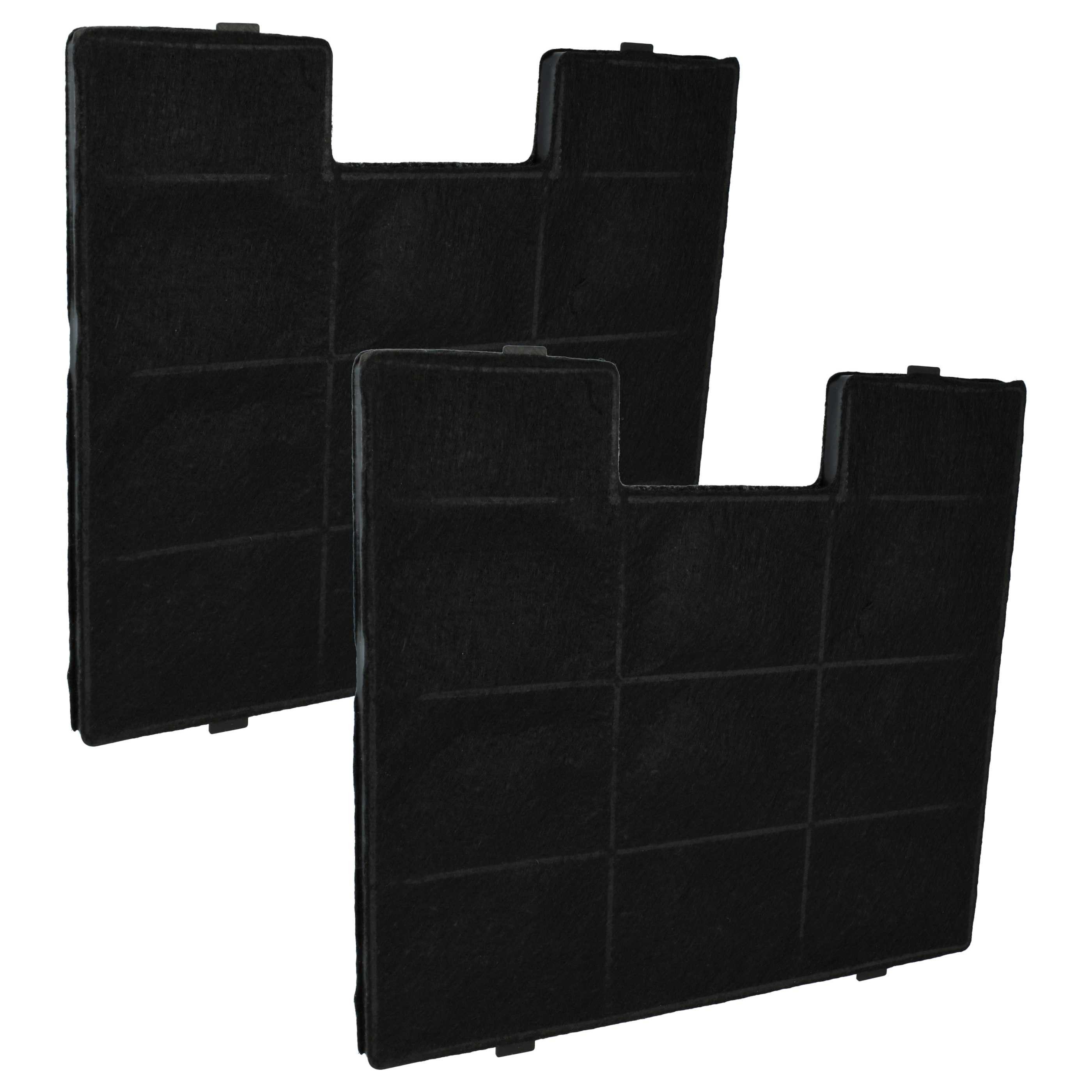 vhbw Aktivkohlefilter passend für Amica KH 17171 E, 17128-2 E, 17158 E Shadow White 60, Zubehör für Amica KH 17171 E 17128-2 E 17158 E Shadow White 60 17060 E 17128 E Shadow Black 60