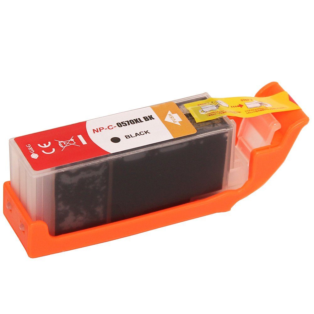 ABC Tintenpatrone (Kompatible Druckerpatrone für Canon PGI-570XL Photo Schwarz Pixma, 752 MG7753 TS 5050 5051 5052 5053 5055 6050 6051 6052 8050 8051 8052 8)
