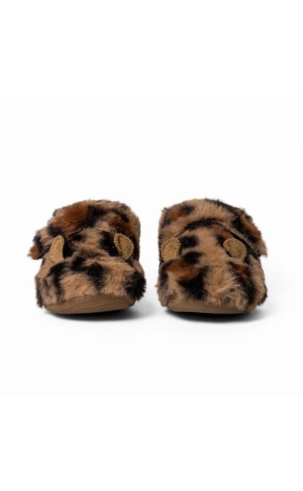 Living Kitzbühel Lotte Leopard braun Mädchen (27-30) Hausschuh