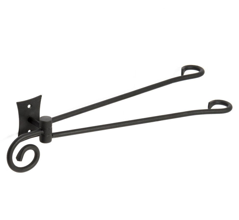 Metaform Handtuchhalter REBECCA Doppel-Handtuchhalter drehbar 300mm, Schwarz, Metaform-CC021