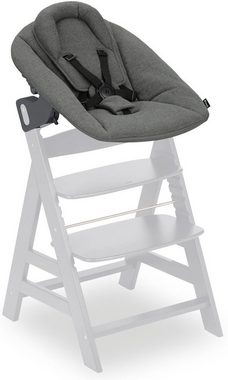 Hauck Babywippe Alpha Bouncer Premium, Dark Grey, für Neugeborene mit Wippgestell, für Hochstuhl Alpha+ und Beta+