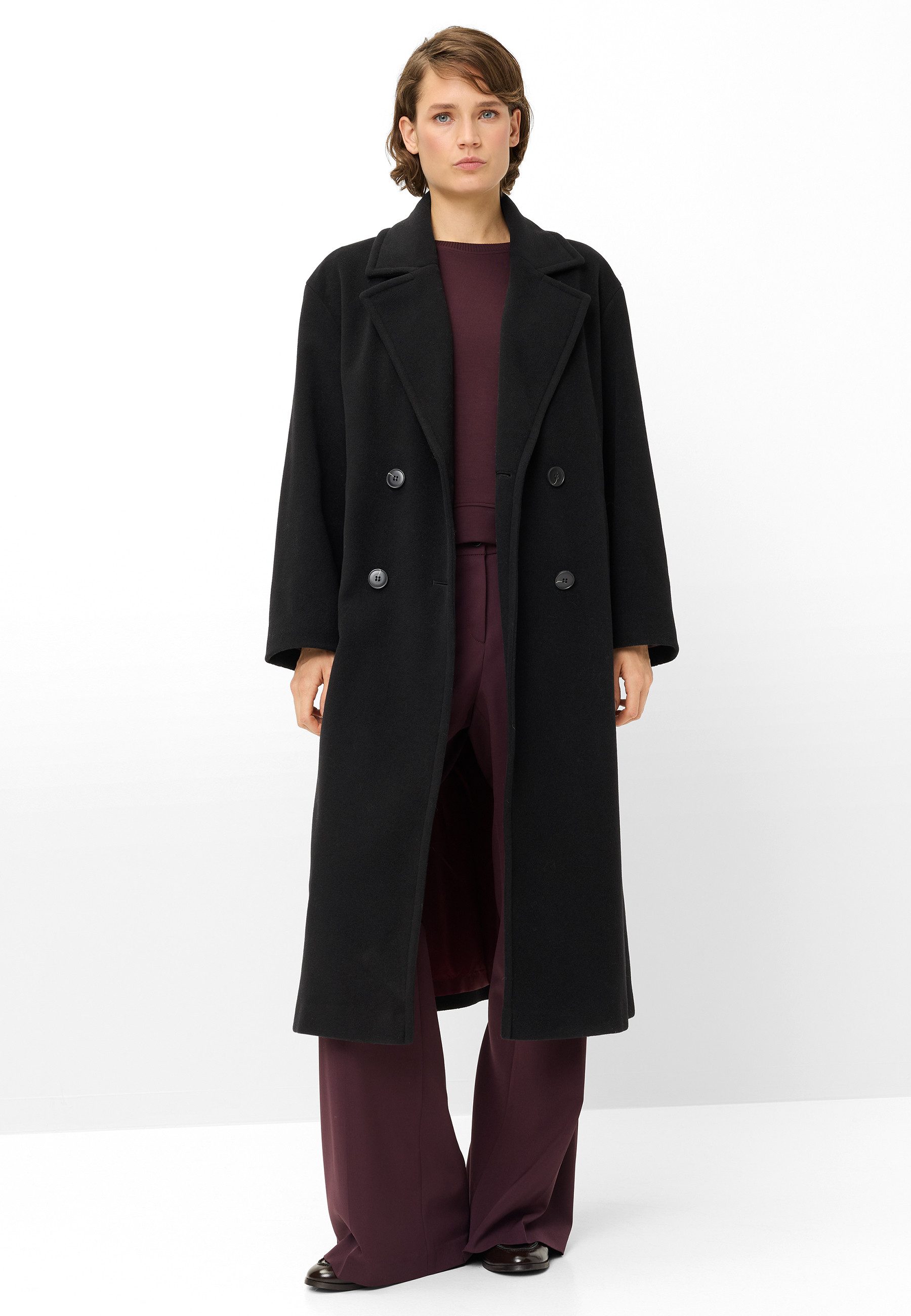 Fuchs Schmitt Wollmantel Regular Fit, Wollmischung, zweireihig