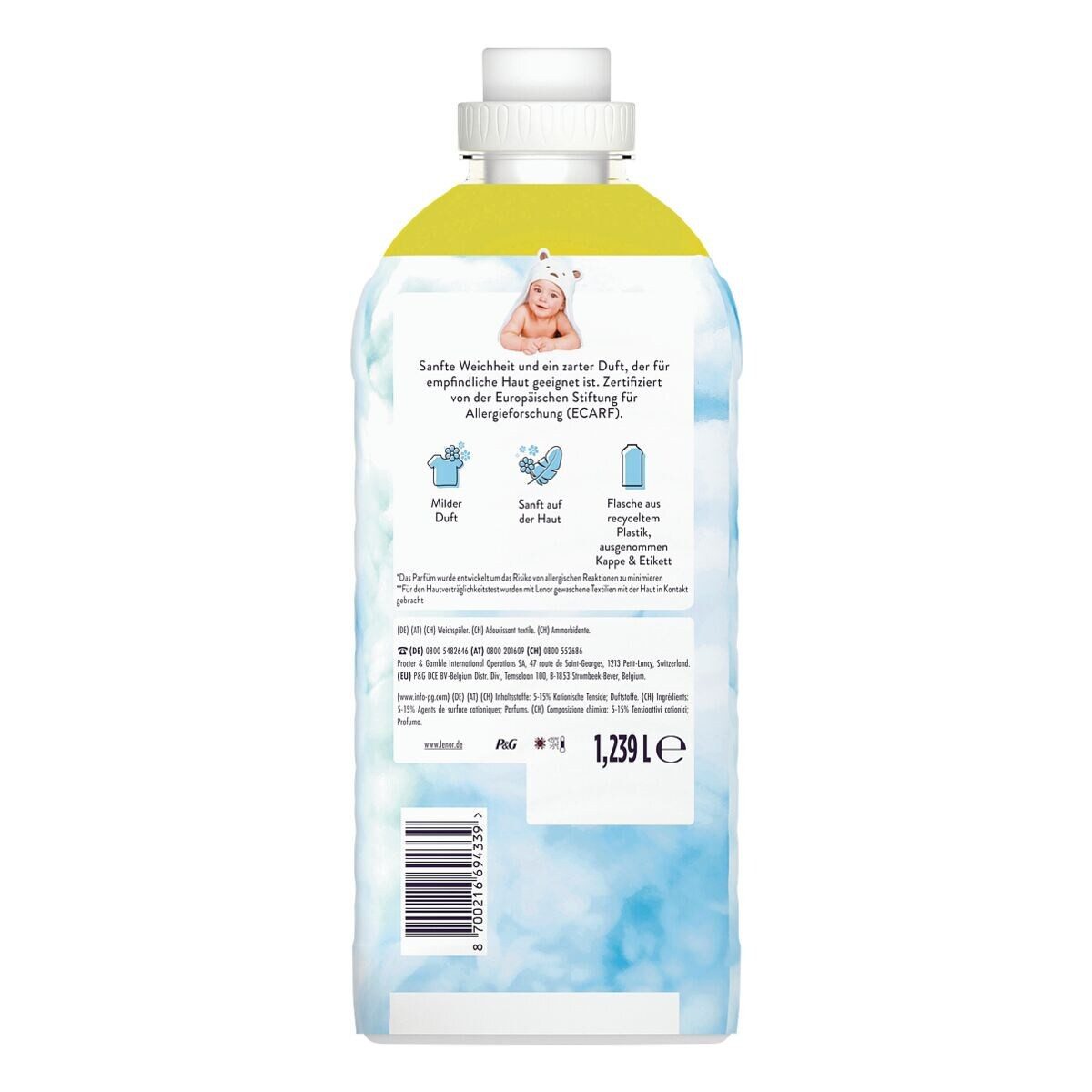 LENOR Sensitiv Weichspüler (59 WL, 1,239 Liter)