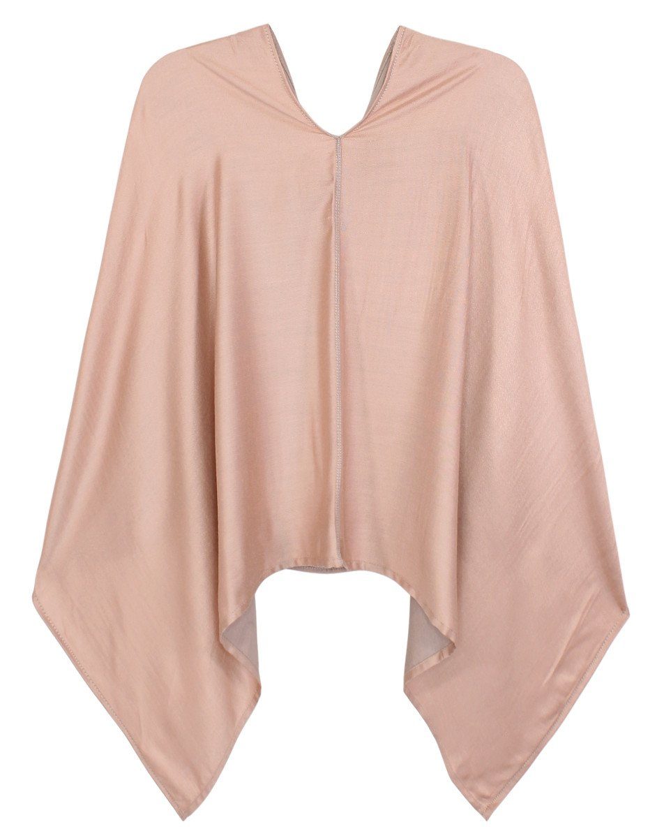 dy_mode Blusenponcho Damen Poncho in Unifarben günstig online kaufen