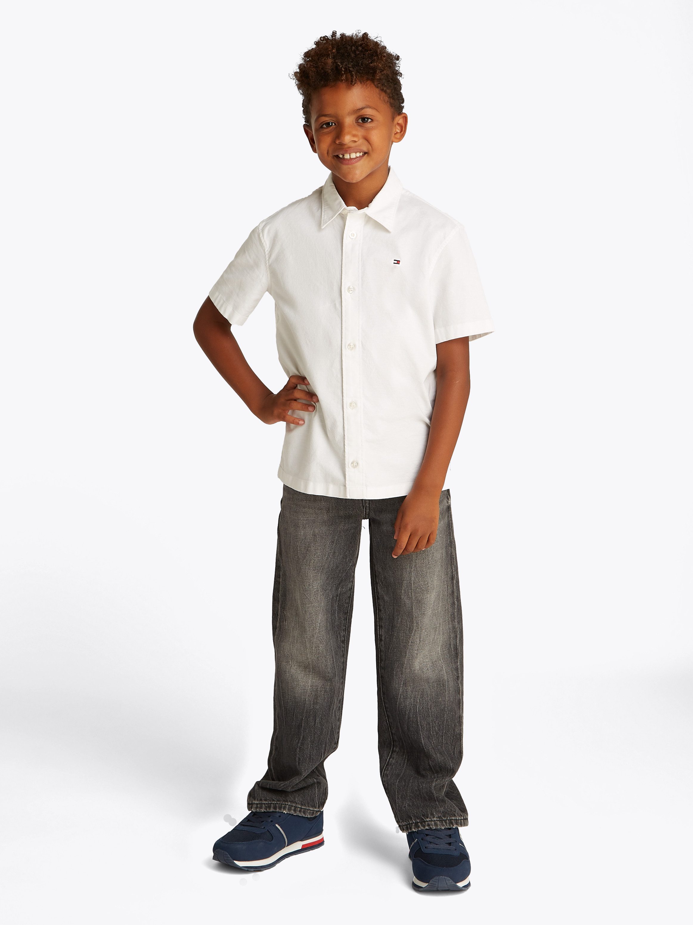 Tommy Hilfiger Kurzarmhemd STRETCH OXFORD SHIRT günstig online kaufen